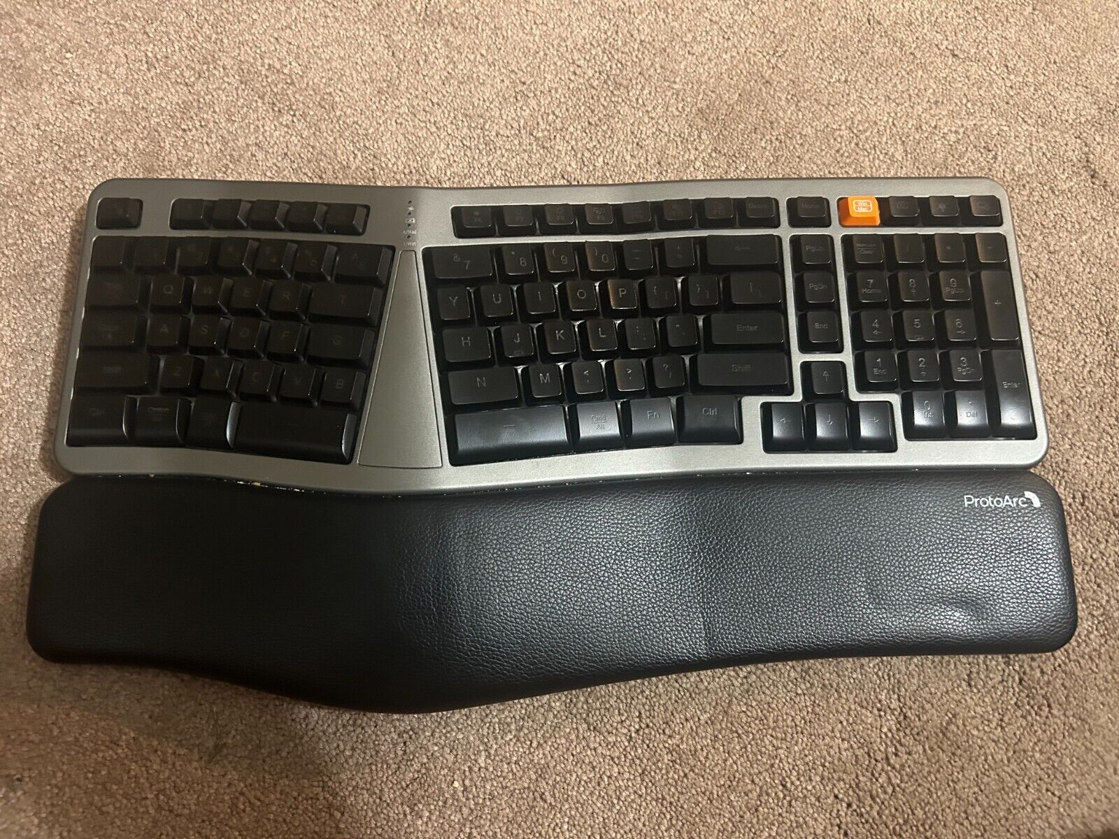 Backlit Wired Ergonomic Keyboard, EK03-Wired by ProtoArc