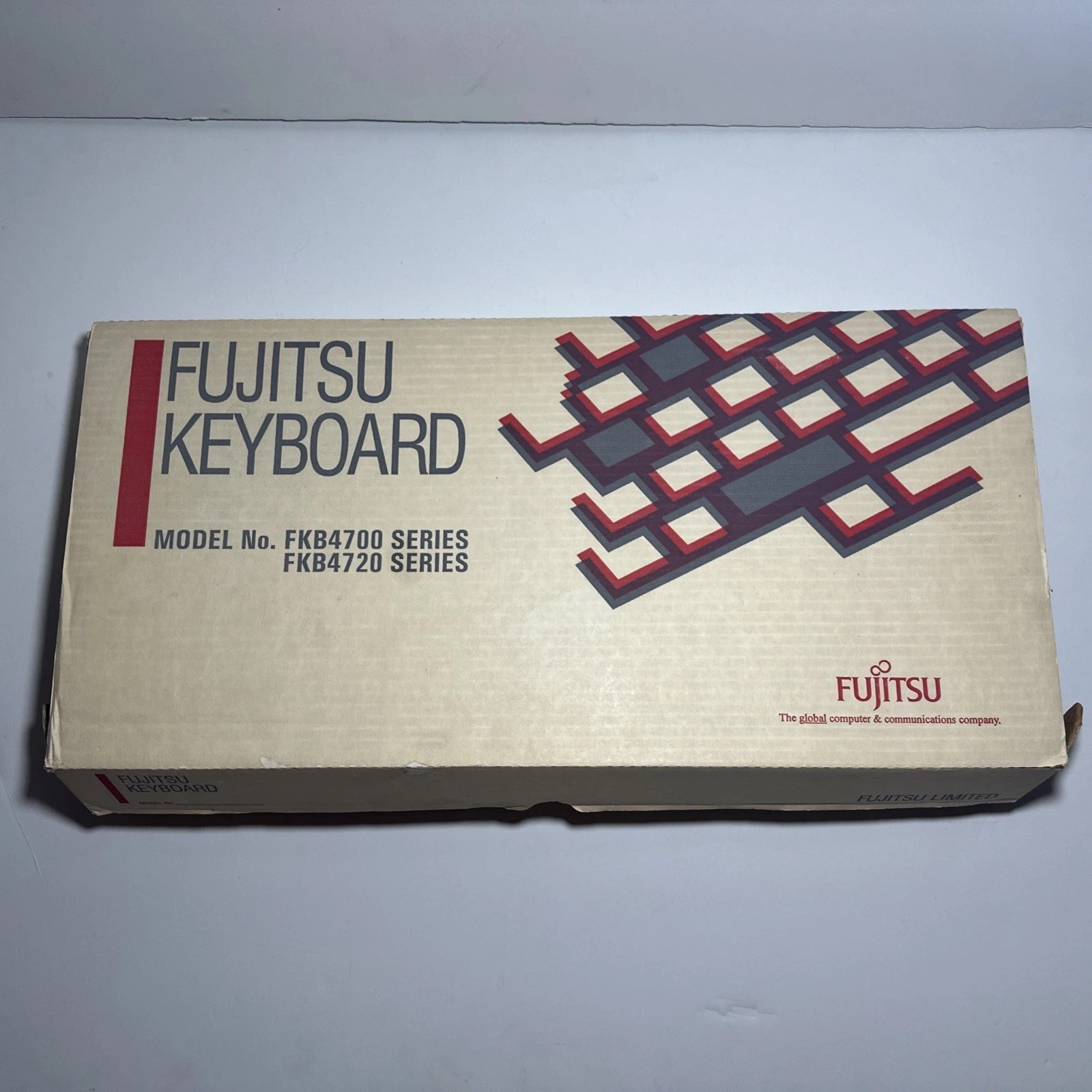 Fujitsu FKB4700 Mechanical Keyboard 5 Pin Vintage tested and fully functional