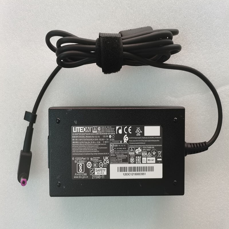 For Intel NUC 13 Pro NUC13ANHi7 LITEON 120W AC Adapter 20V 6A PA-1121-76 Genuine