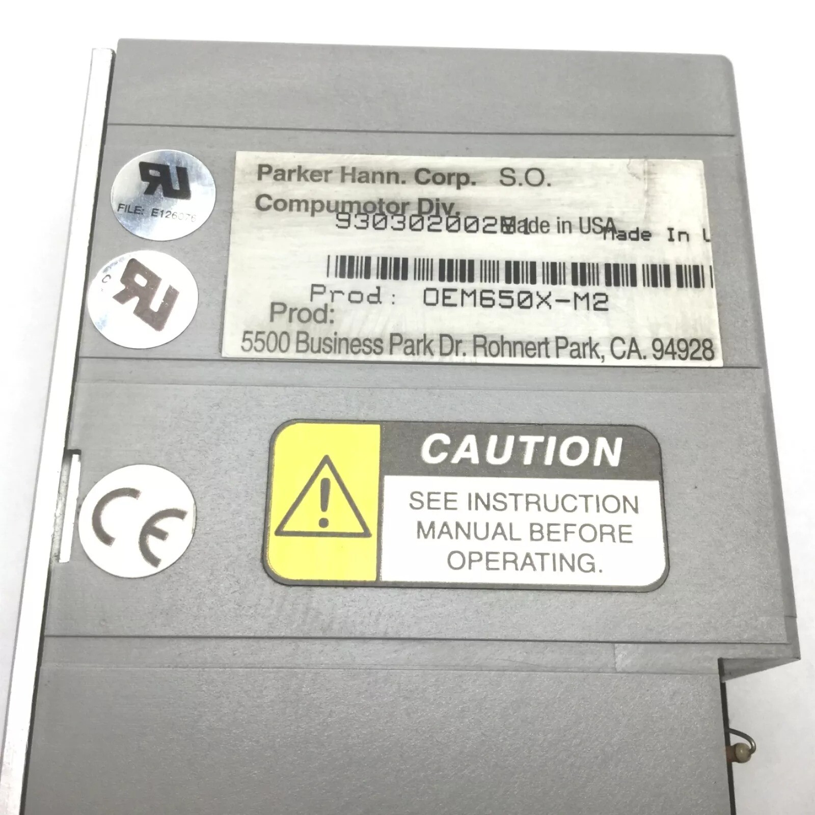1PC NEW Parker PARKER COMPUMOTOR OEM650X-M2 DRIVE fedex or DHL