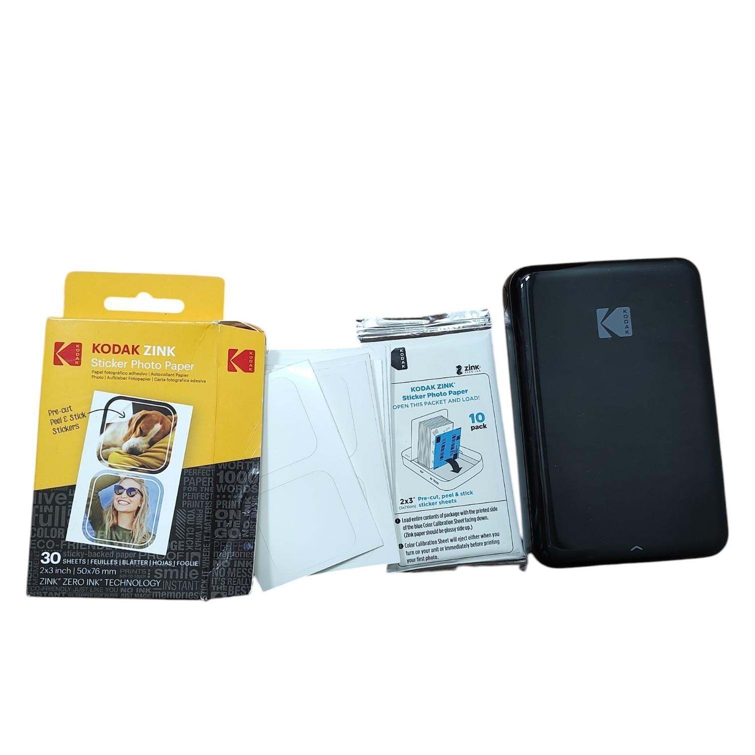 Kodak Step Mobile Instant Photo Printer Portable Zink 2x3 Mini Printer