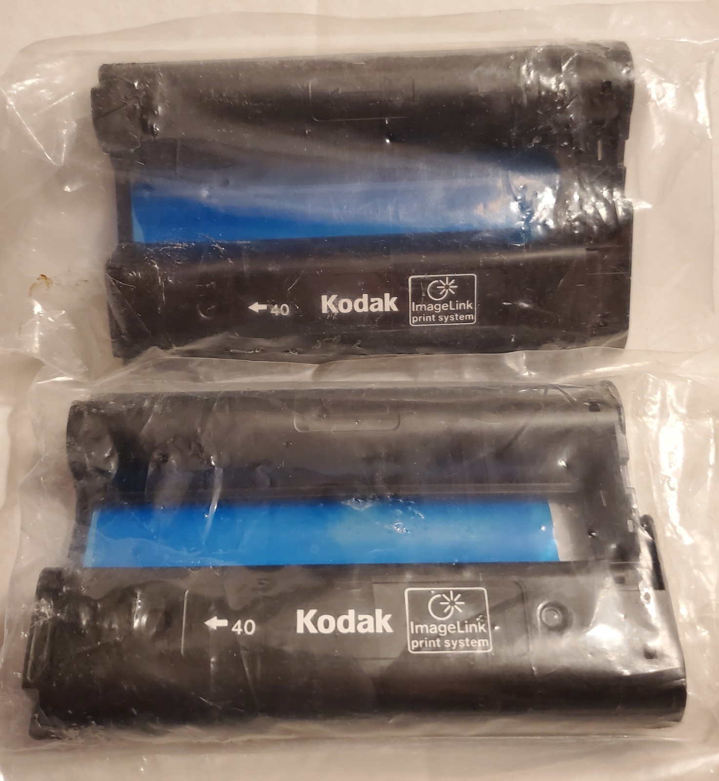 2 Sealed KODAK IMAGELINK 40 PRINT SYSTEM CARTRIDGES TONER INK IMAGE LINK