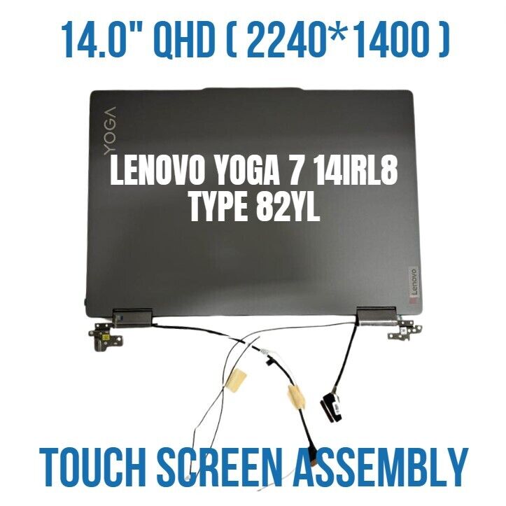 New Lenovo Yoga 7 14IRL8 2.2K IPS LCD Touch Screen Assembly 82YL0005US