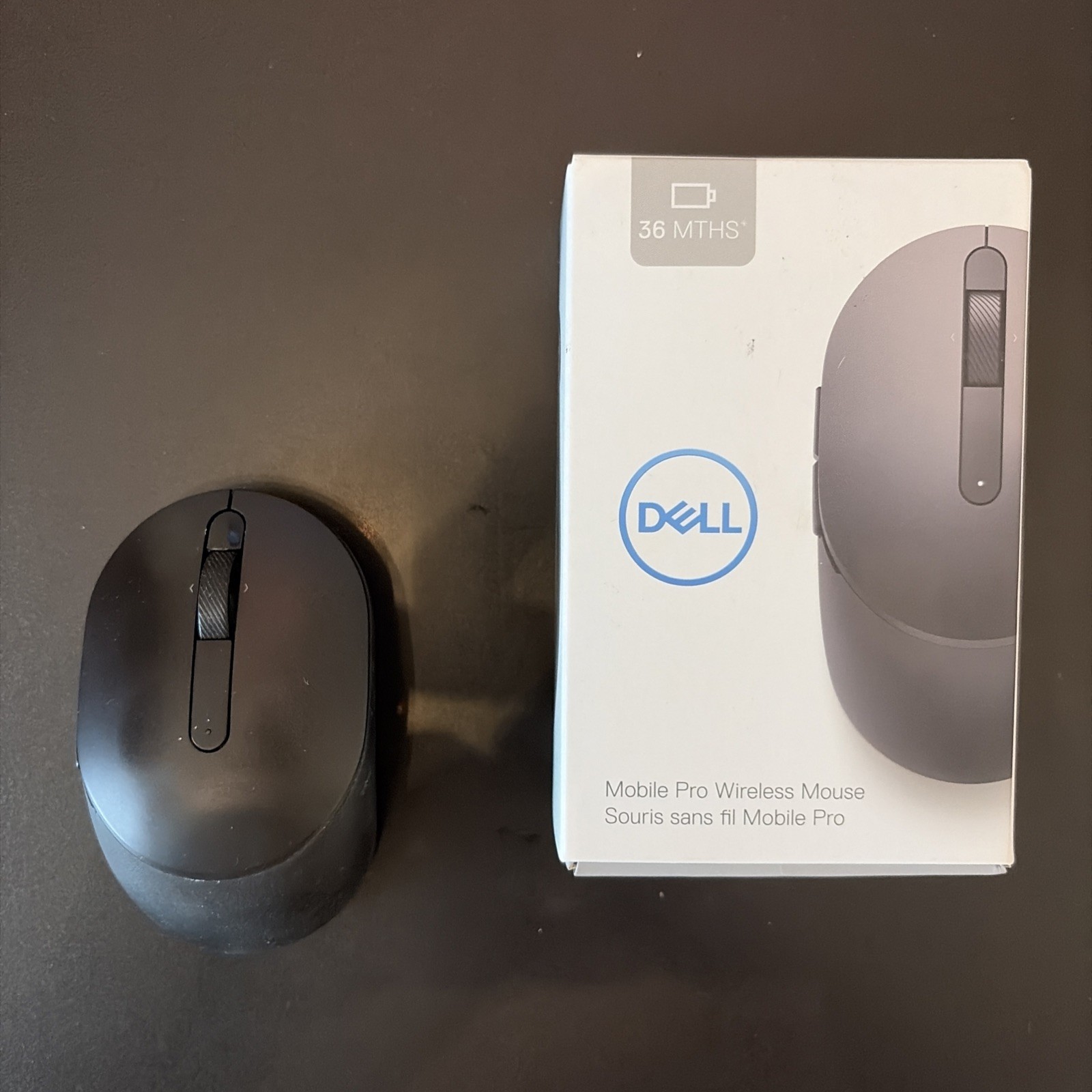 Genuine Dell Mobile Pro Wireless Mouse Black MS5120W 5NKMF
