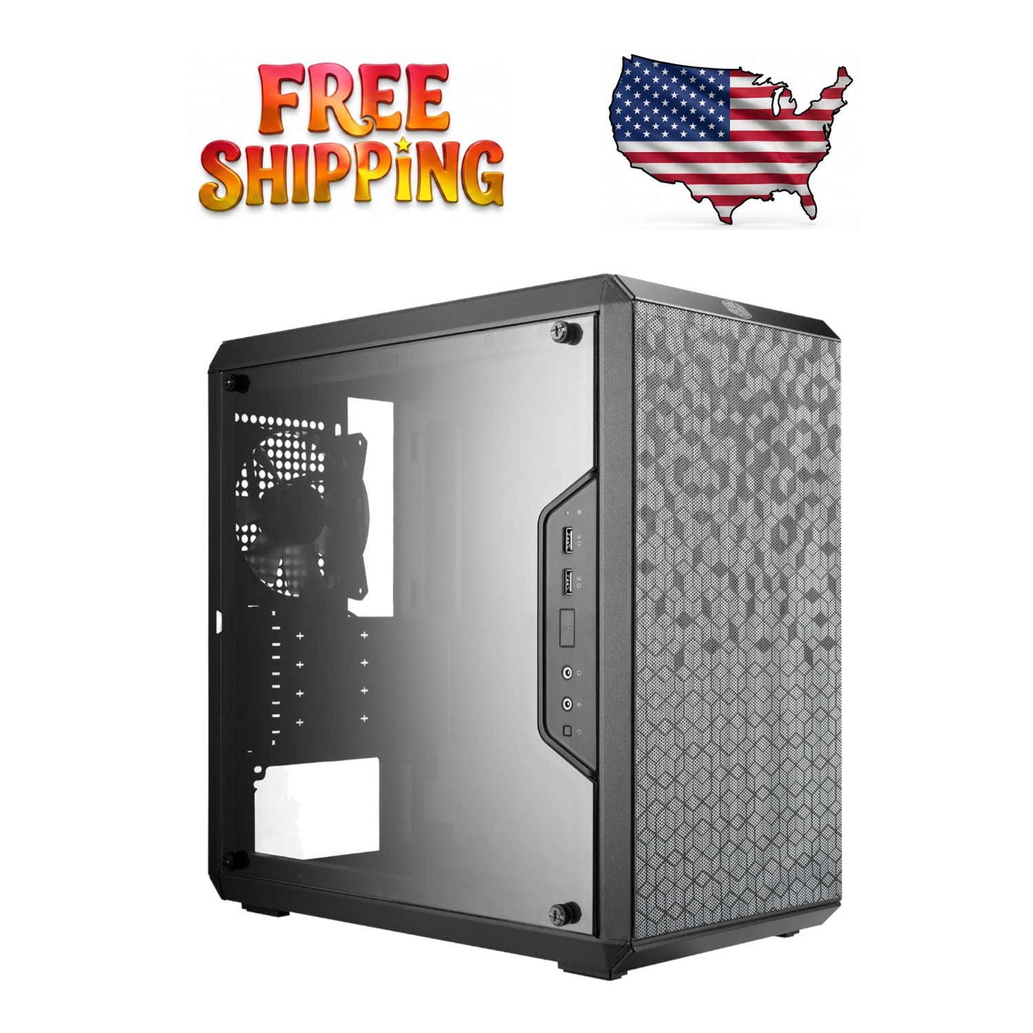 Efficient Q300L Micro-ATX Case - Supports Future Upgrades with Stylish Design