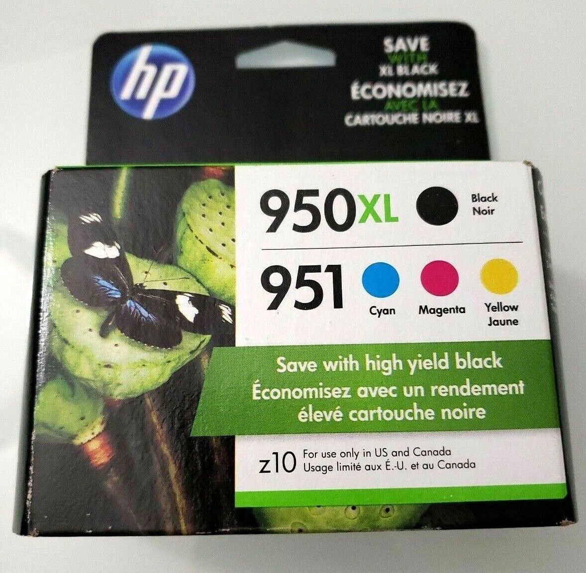 4 pack OEM Genuine HP 950XL Black 951 Tricolor Combo Ink Printer cartridge New