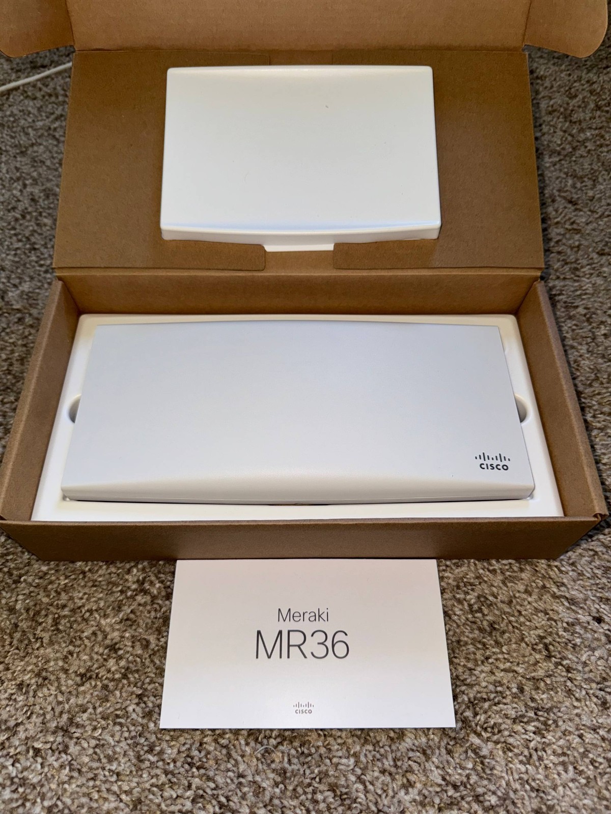 NEW Cisco Meraki MR36-HW Wi-Fi 6 AP | UNCLAIMED