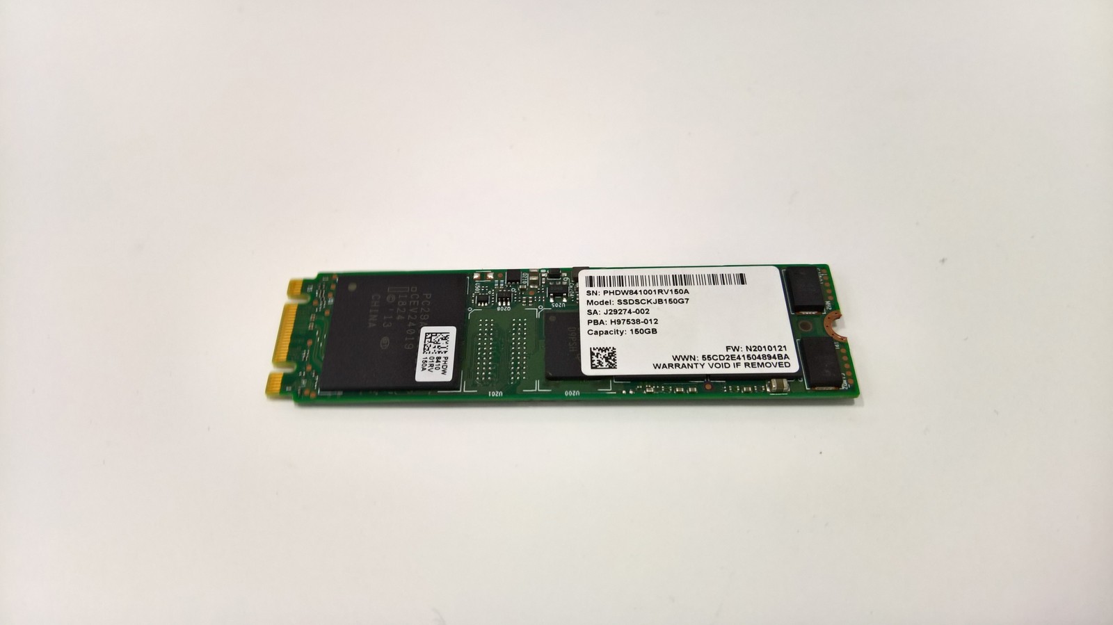Intel  S3520 SSDSCKJB150G7 150 GB M.2 80mm SSD
