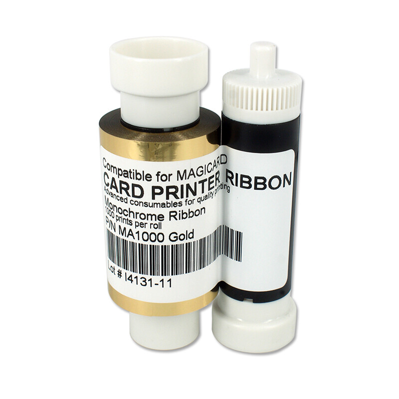 MA1000K gold Ribbon 1000 prints for Magicard Pronto Enduro3E Rio Pro Printer 