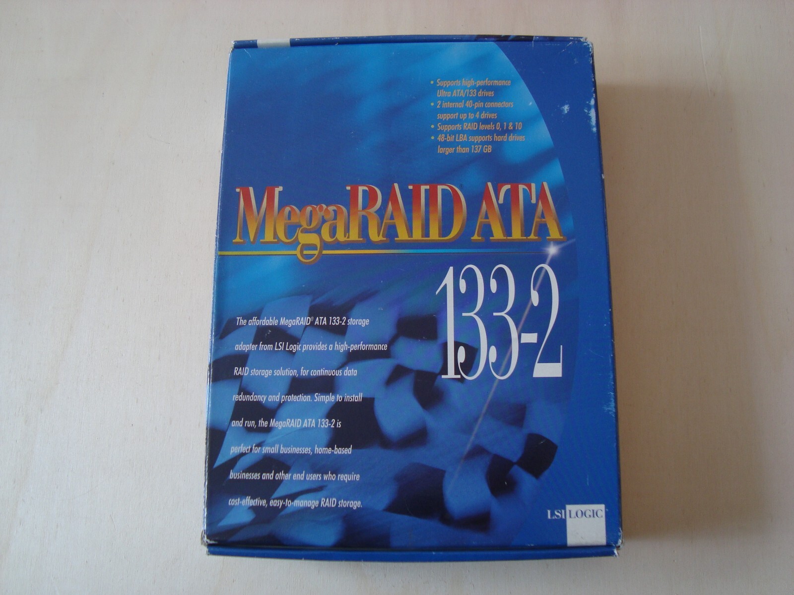 LSI Logic Mega RAID ATA 133-2 Card - 2 Channels - ata133 -