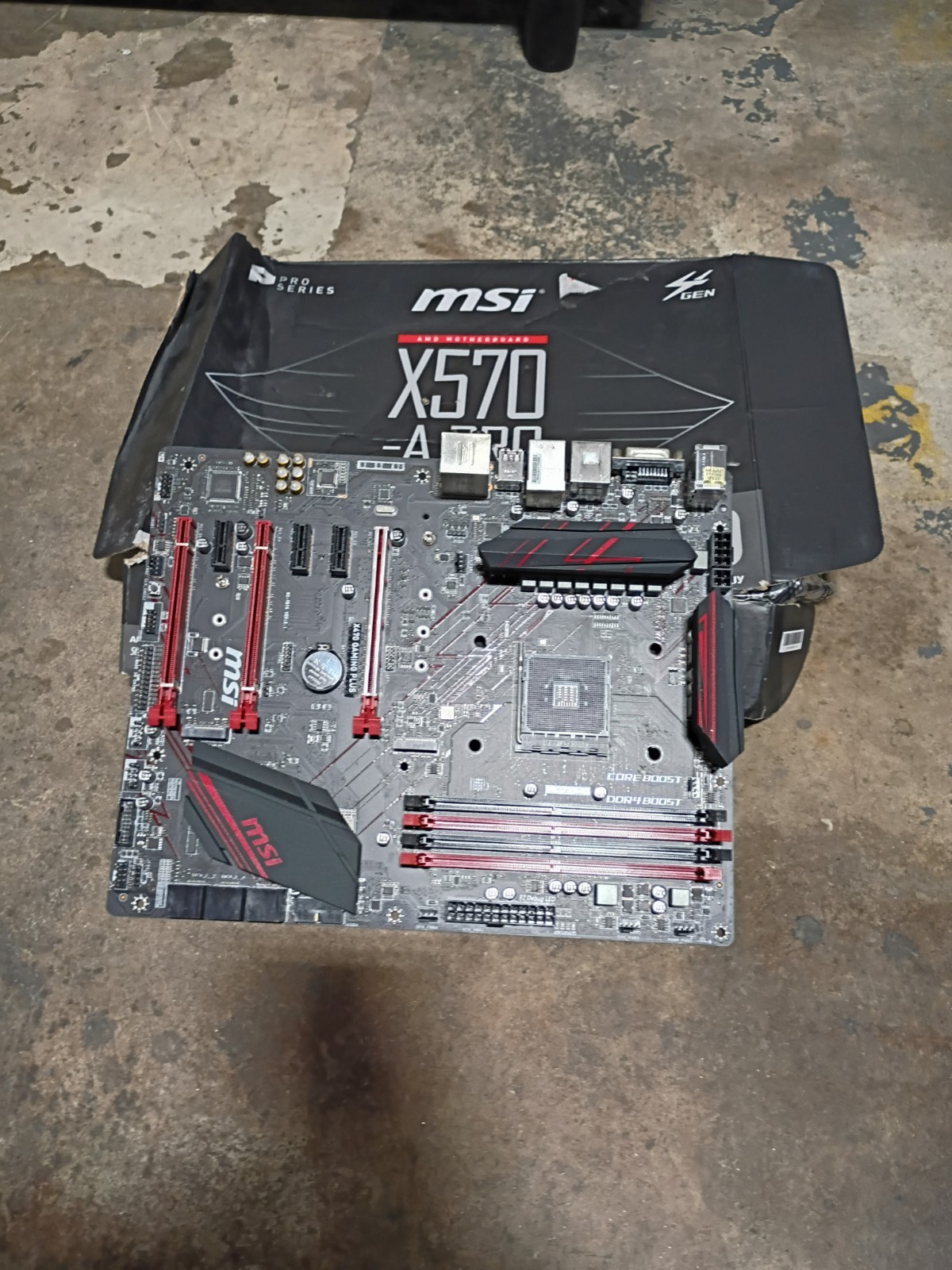 MSI X570-A PRO AMD X570 AM4 ATX Motherboard DDR4 PCIe 4.0 Ryzen