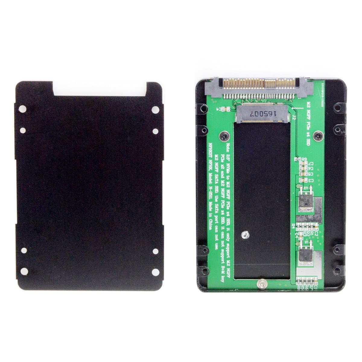 SFF-8639 NVME U.2 to NGFF M.2 M-Key PCIe SSD Case Enclosure for Mainboard Rep...