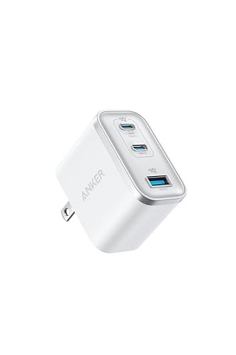 Anker Nano Charger 70W 3 Ports White [PD Compatible/PSE Technical Standards