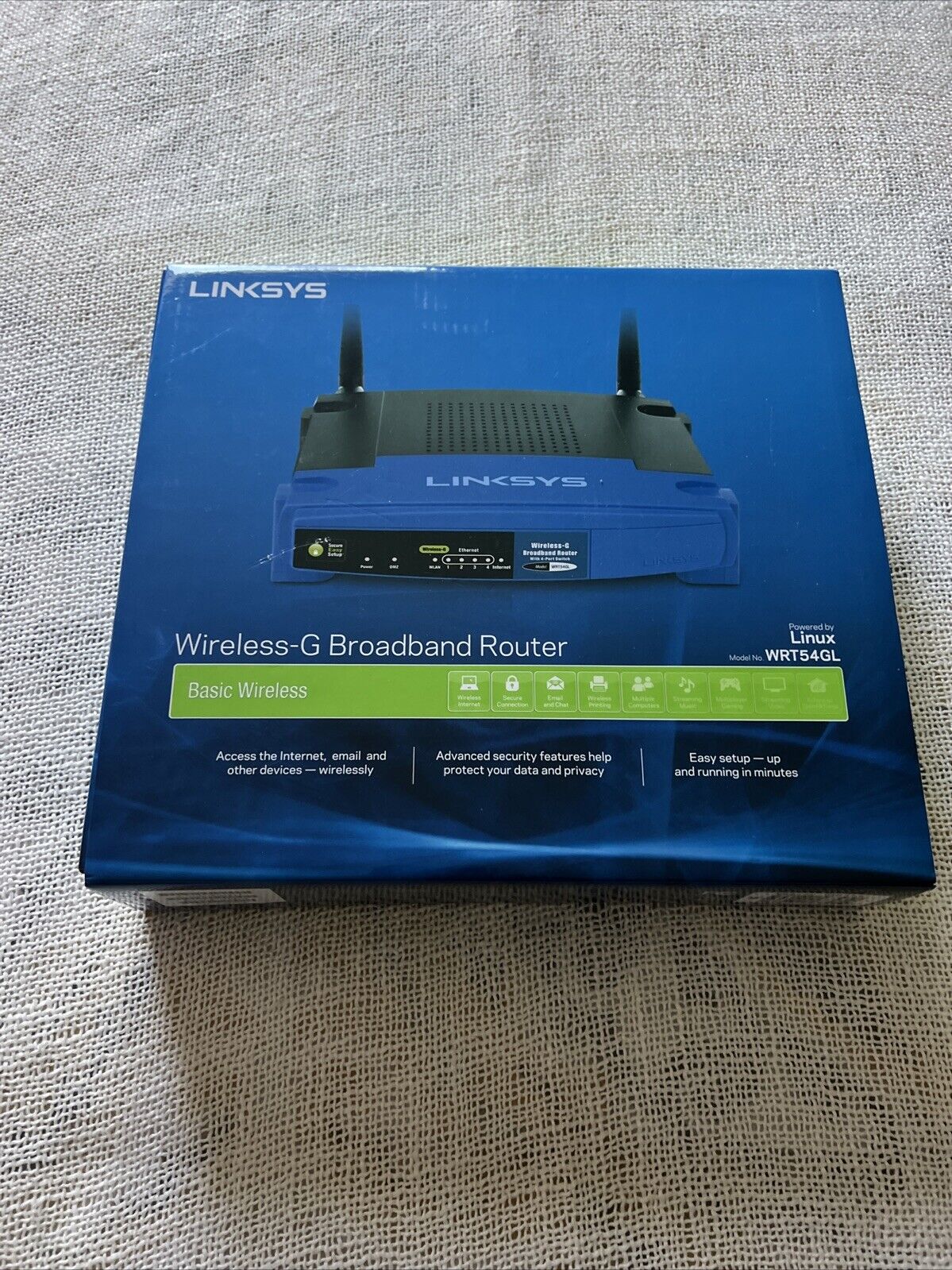 Linksys WRT54GL 54 Mbps Wireless-G  Broadband WiFi Router New In Box