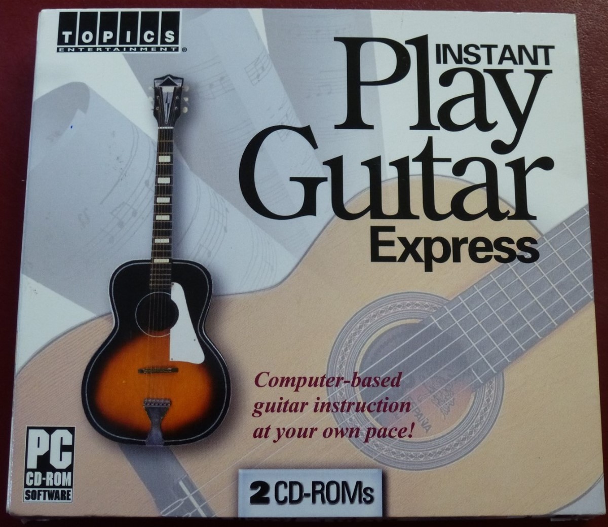 Software PC Instant Play Guitar Express 2 cd by Topics NEW SEALED