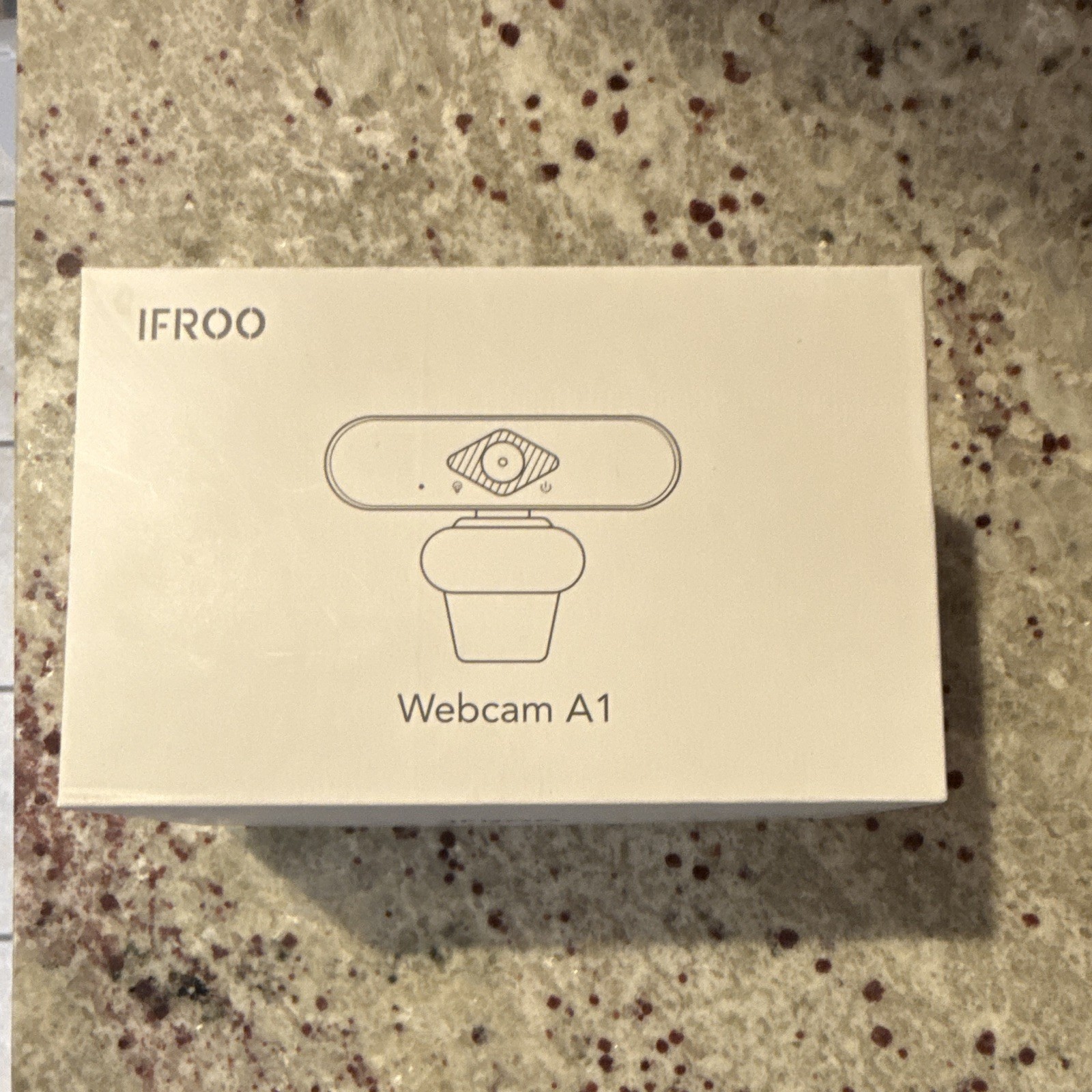 IFROO Webcam A1 1080P USB Computer Webcam High Definition 30 fps Black