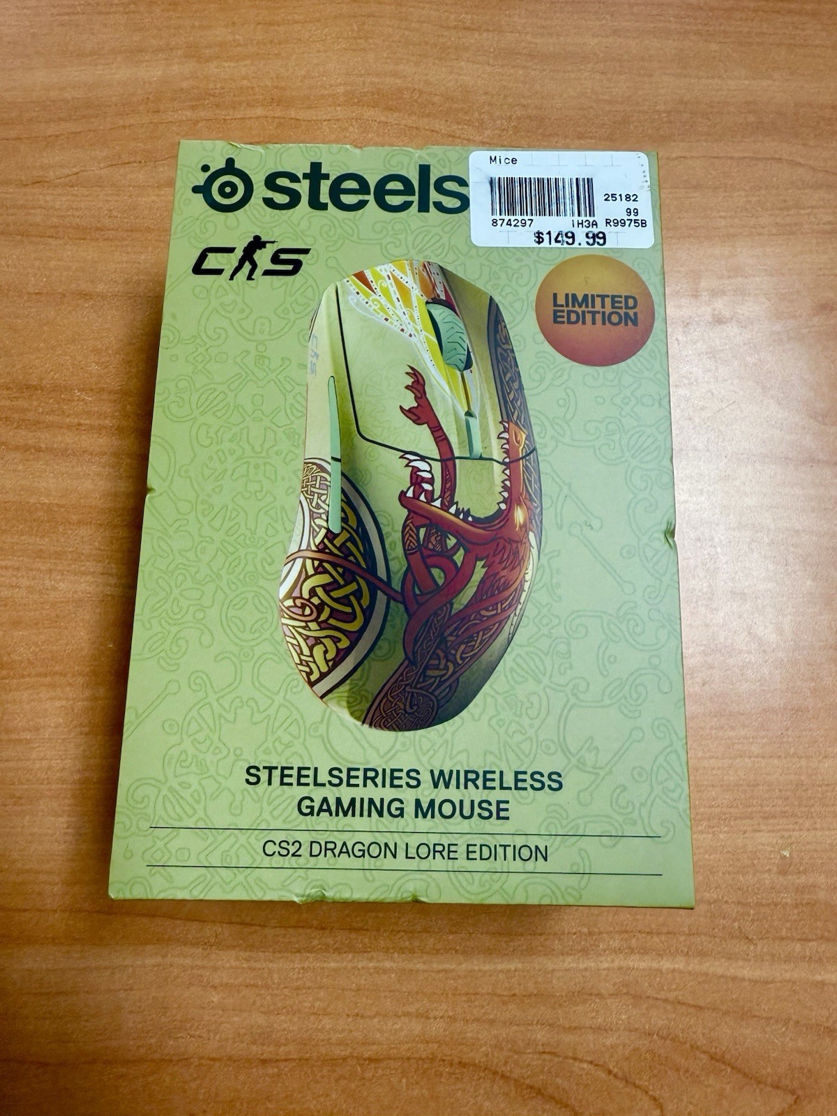 Steelseries CS2 Dragon Lore Edition - Limited Edition- Brand New Sealed