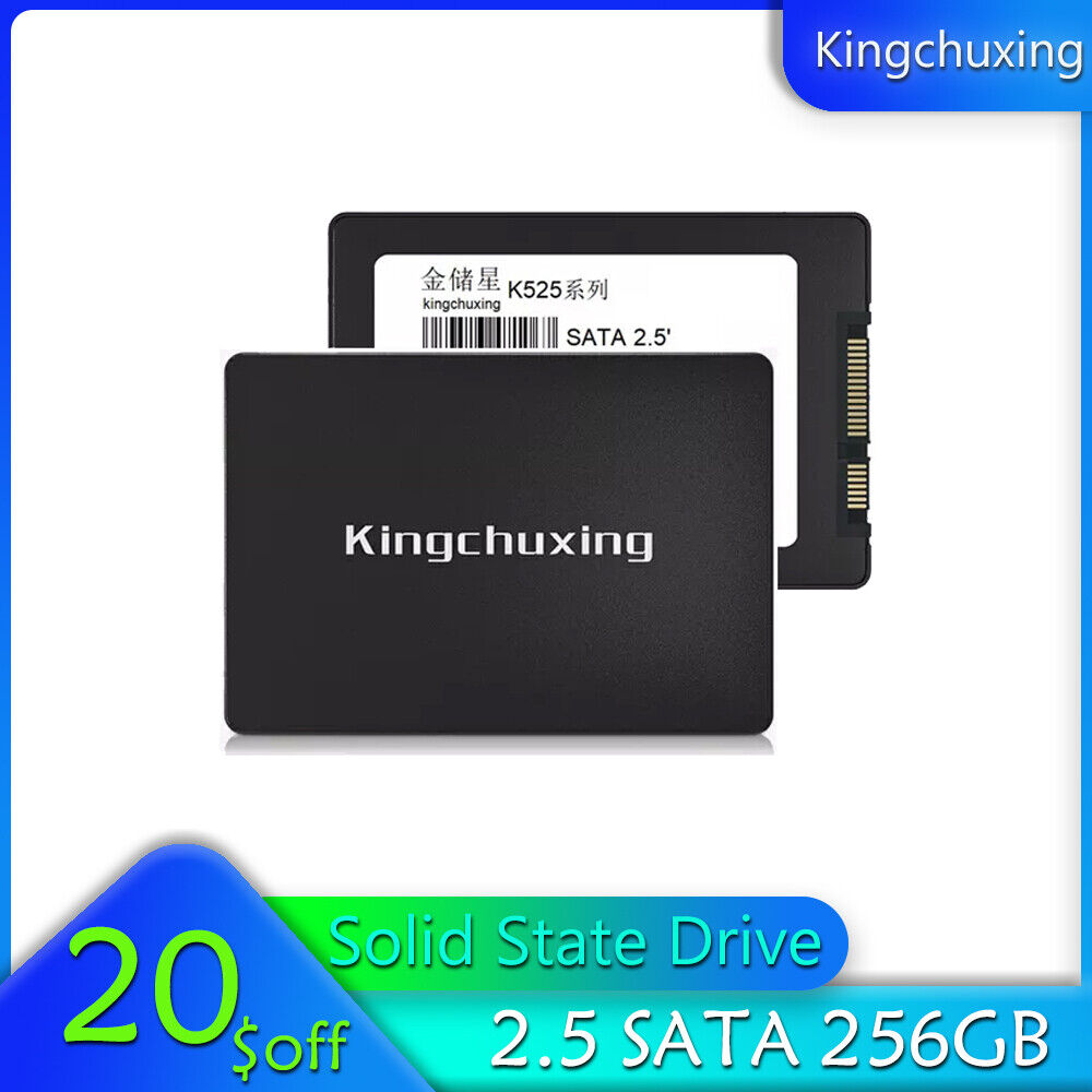 Kingchuxing 2.5'' 6Gbps Internal SATAIII Solid State Drive 500M/s 256GB Disk
