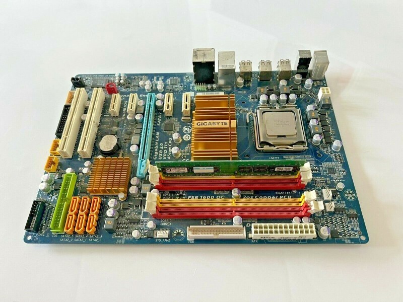 GIGABYTE GA-EP45-UD3LR MOTHERBOARD + INTEL CORE 2 QUAD  SLGT6 CPU