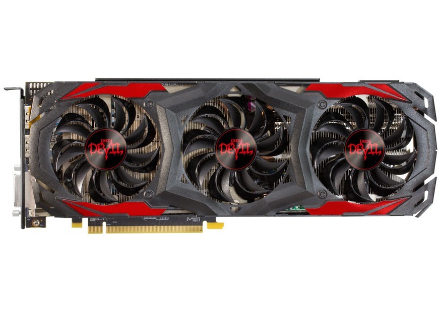 Power Color Radeon RX 480 Video Card Red Devil AXRX 480 8GBD5-3DHV2/OC