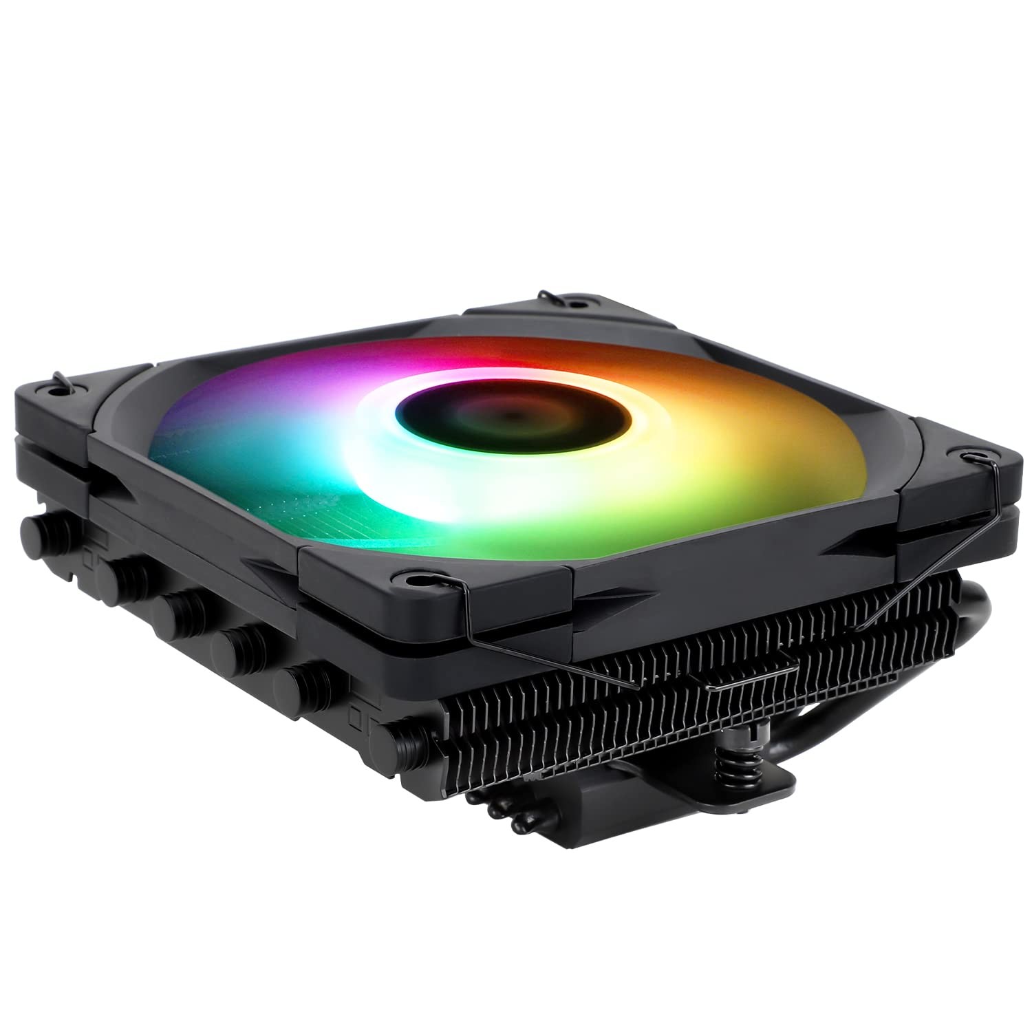 Thermalright AXP120-X67 Black ARGB Low Profile CPU Air Cooler with Quite 120Mm T