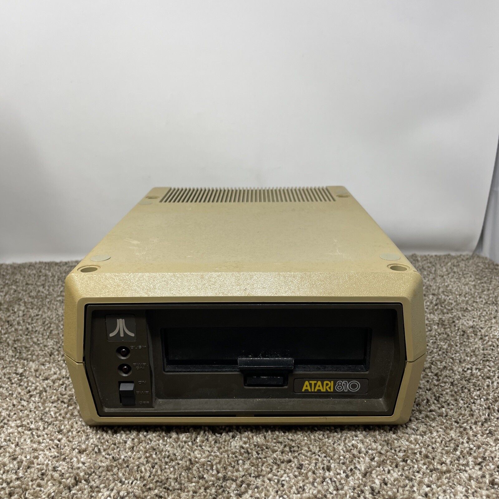 Atari 810 Floppy Disk Drive for Atari 8-bit Computer FOR PARTS As-Is No PSU