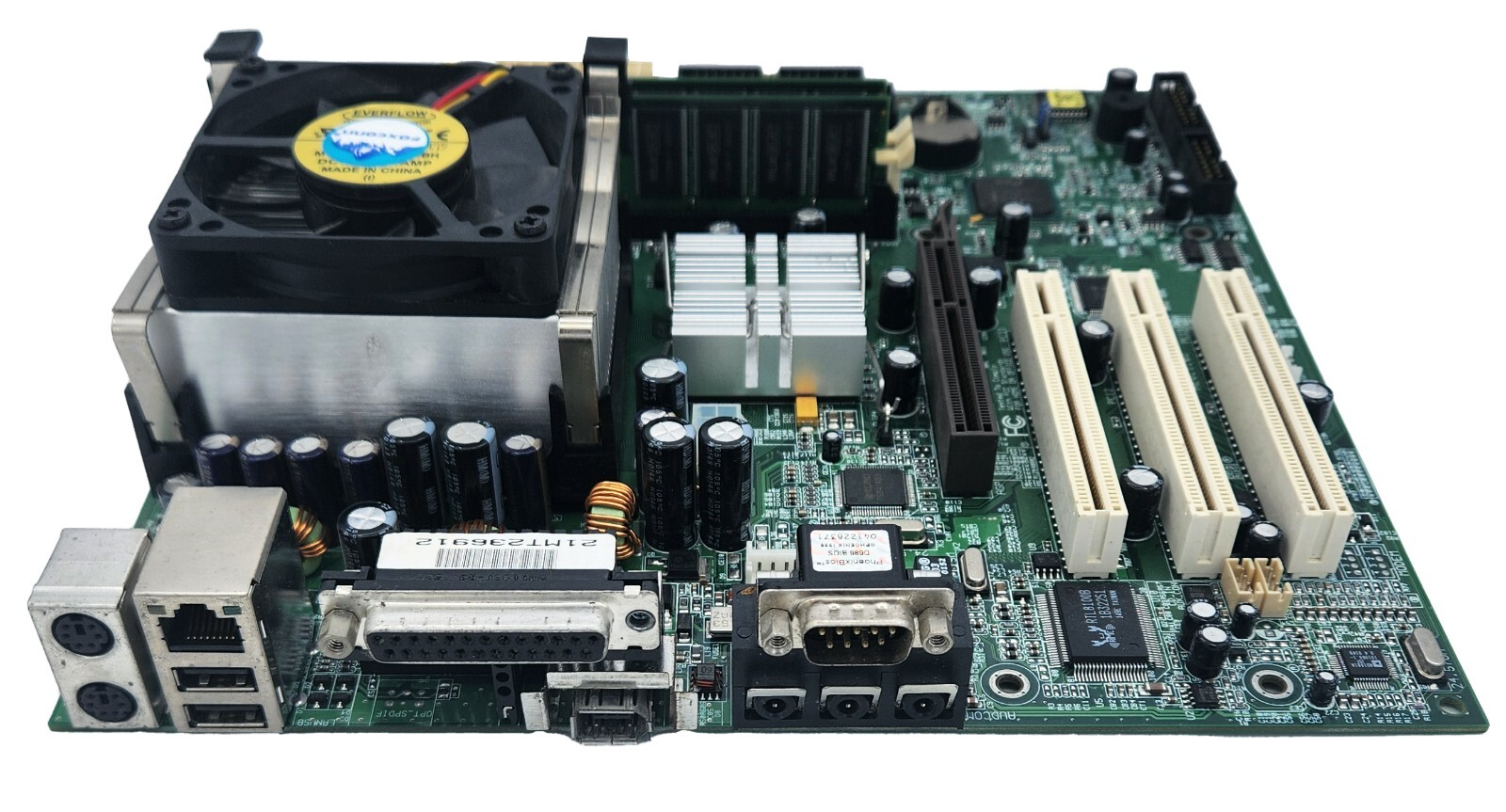 ASUS P4B266-LM Motherboard + 1.80GHz PENTIUM 4 SL5VJ CPU + 1GB RAM + HS & FAN