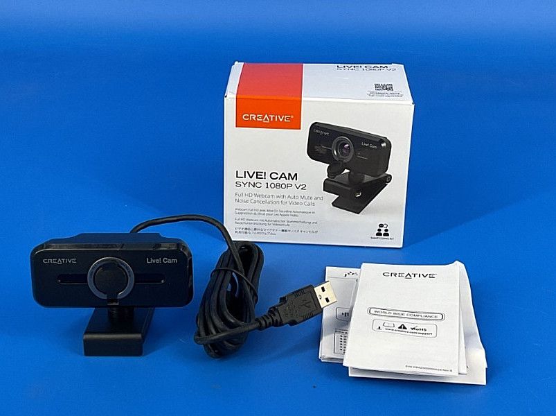 Creative Labs Live Webcam 1080p 73VF088000000 ✅ ❤️️ ✅ ❤️ NEW OPEN BOX