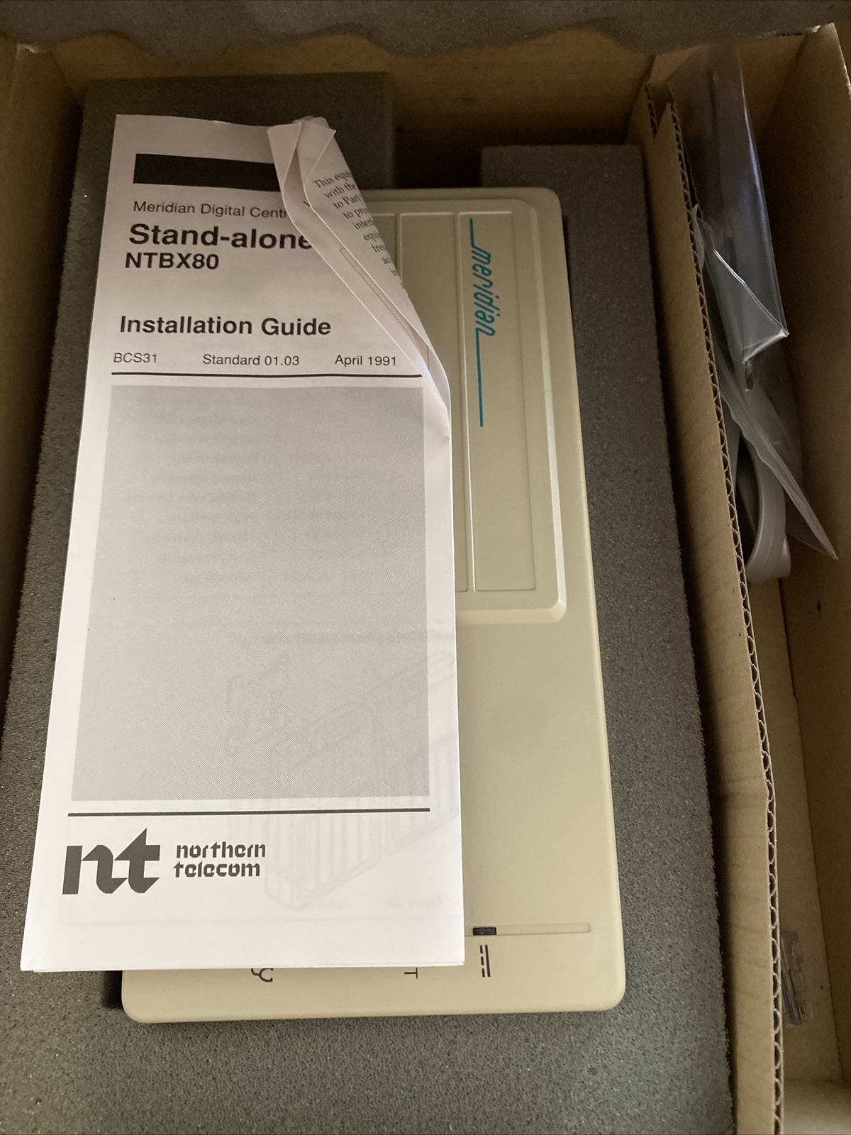 Nortel Northern Telecom Stand Alone unit Meridian NTBX80