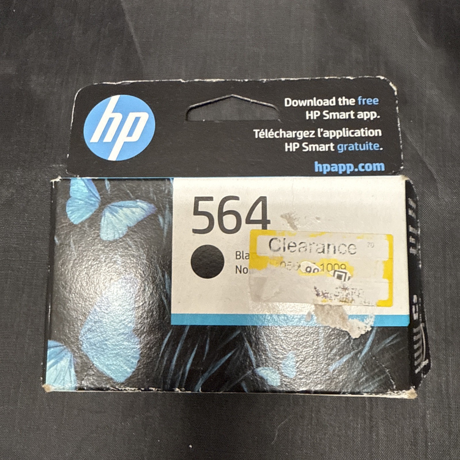 New Genuine HP 564 (CB316WN#140) Standard Yield Black Ink Cartridge - 07/2026