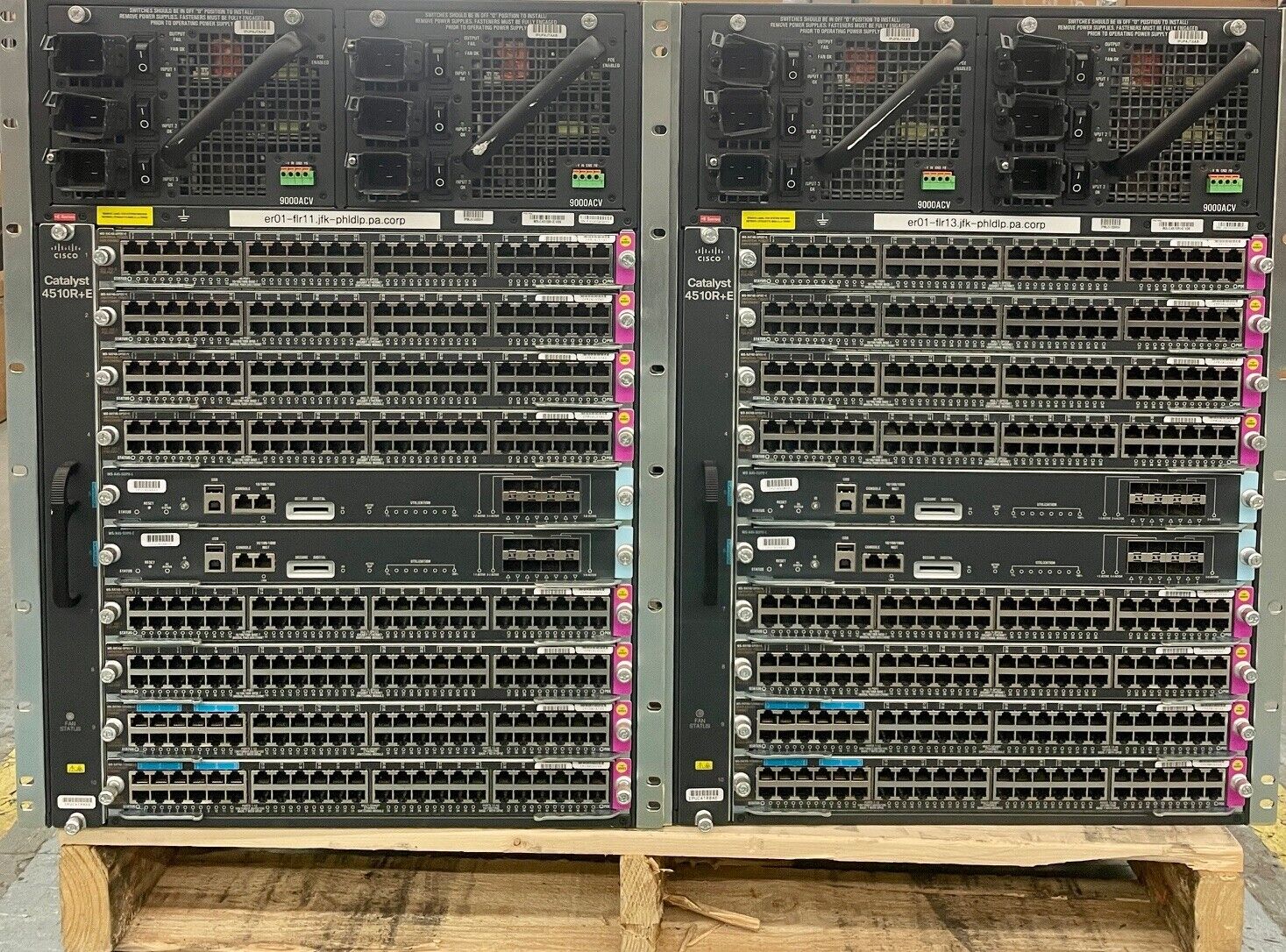 Cisco  Catalyst 4510R+E (WS-C4510R+E) Rack-Mountable Switch Loaded