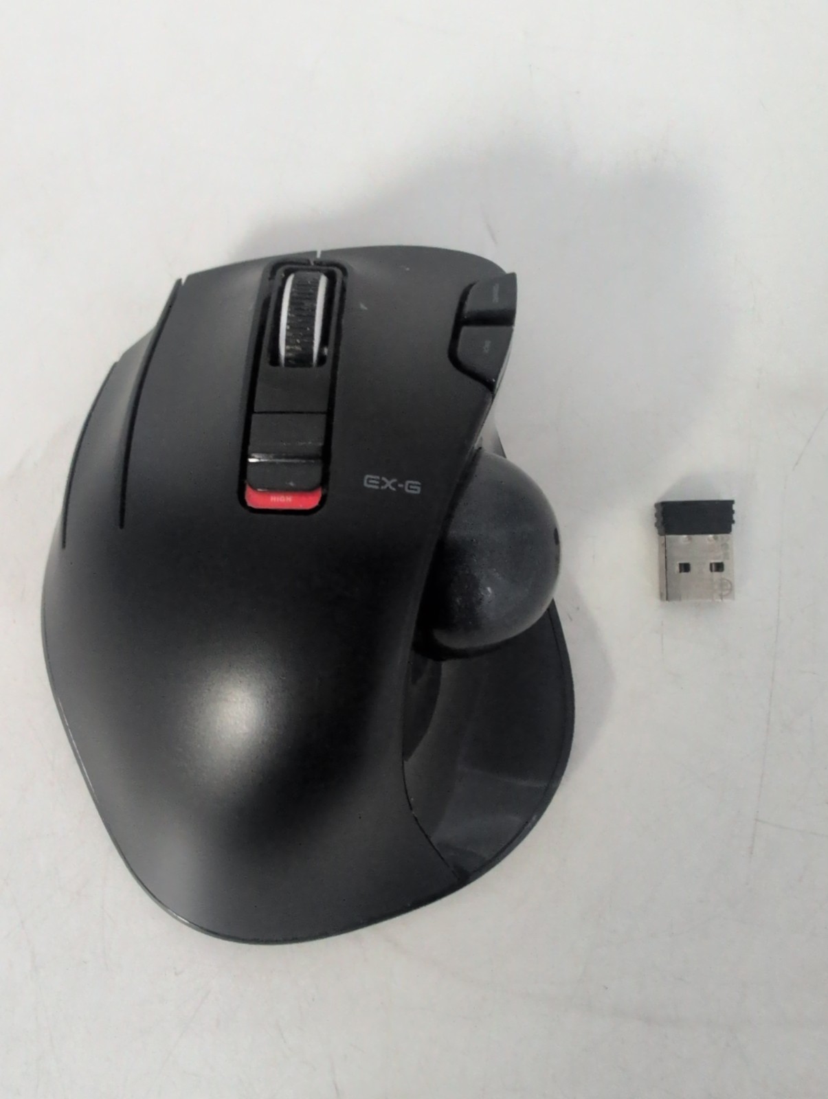 ELECOM EX-G M-XT4DR WITH DONGLE TRACKBALL MOUSE