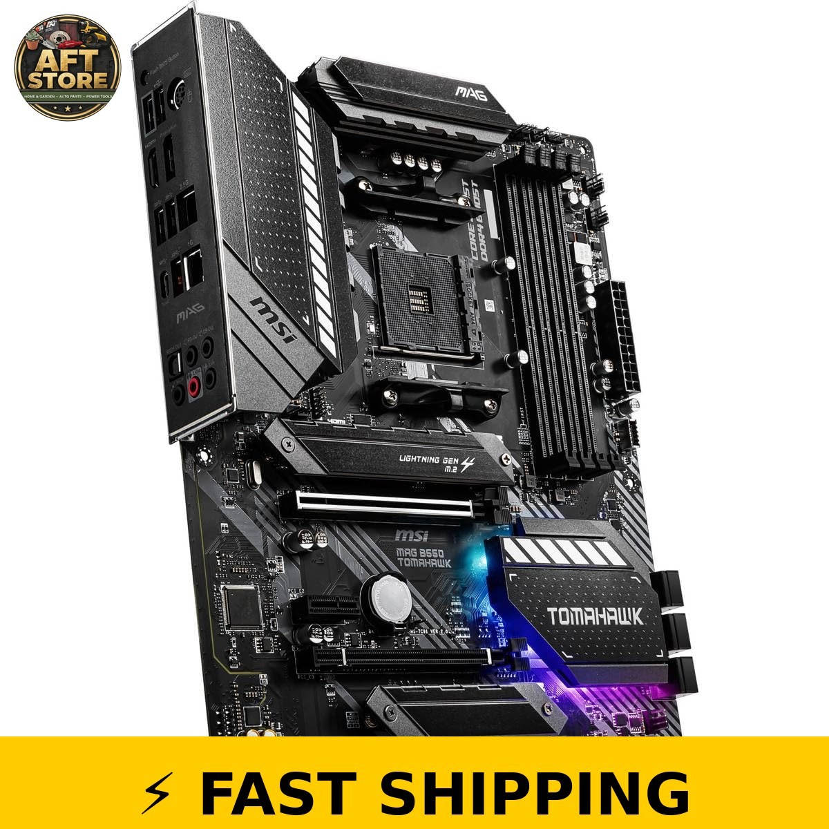 MSI MAG B550 Tomahawk Motherboard for AMD Ryzen 5000 Series
