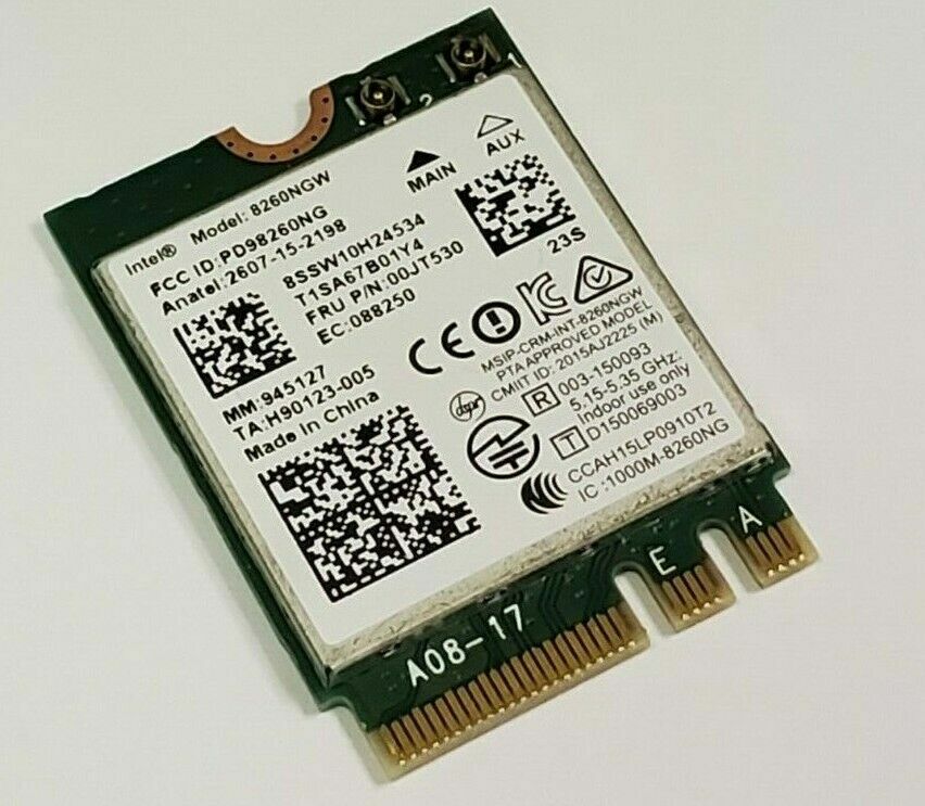 New Lenovo 00JT530 Intel Dual Band Wireless-AC 8260 8260NGW BT NGFF
