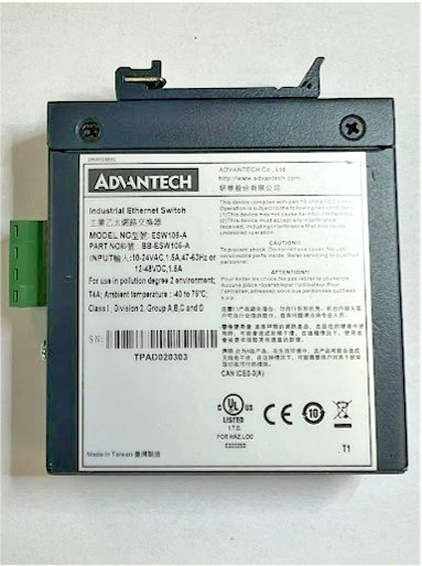 Advantech Ethernet Switch, Model BB-ESW105-A