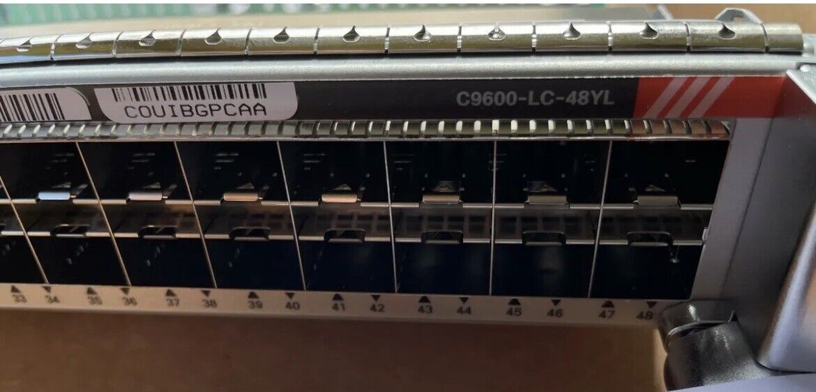 Cisco C9600-LC-48YL Catalyst 9600 Series 48-port 25GE/10GE/1GE Line Card