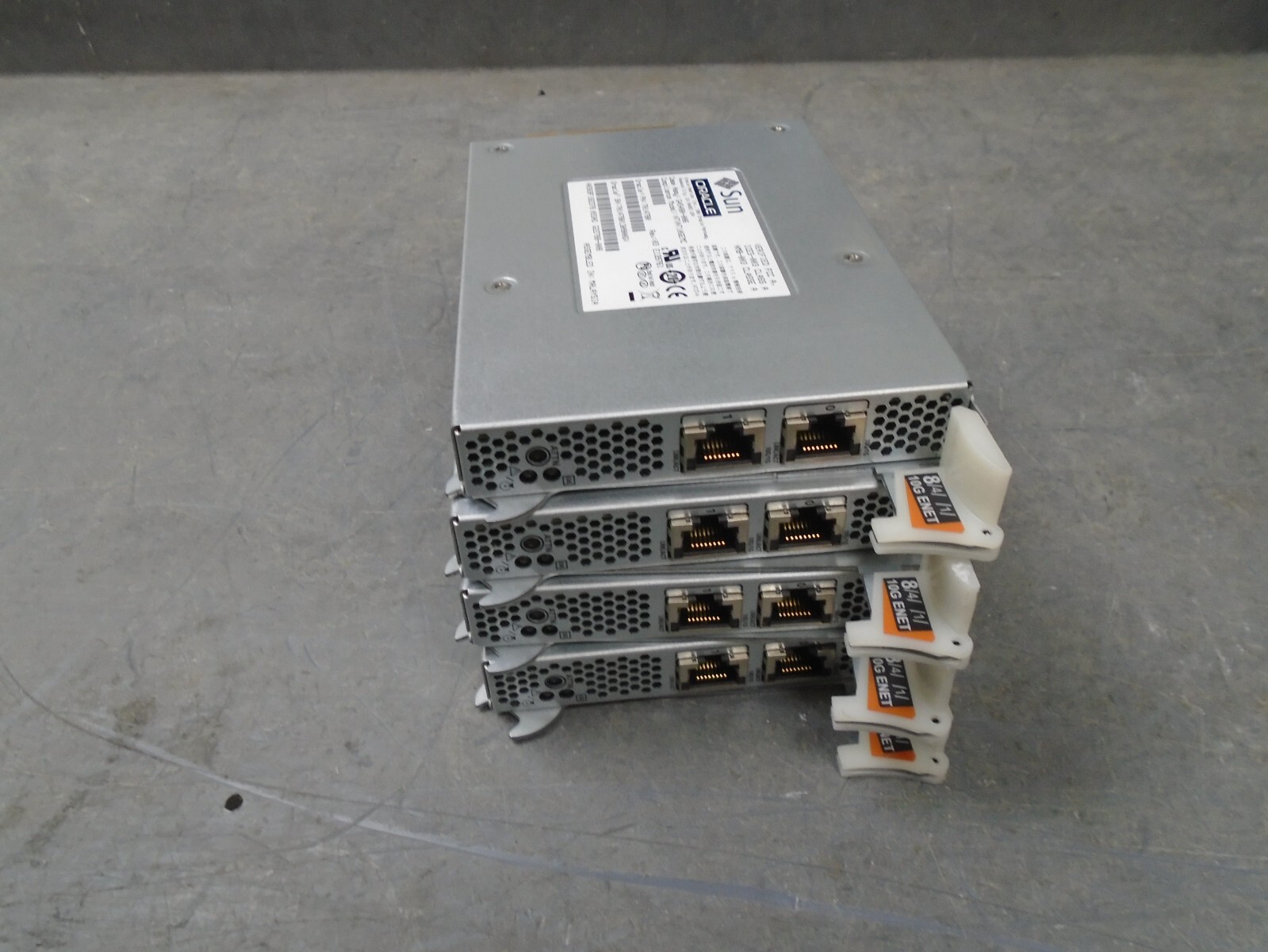 Lot of 4 Oracle Sun Dual 10-GB Base- T Express Modules 7014780