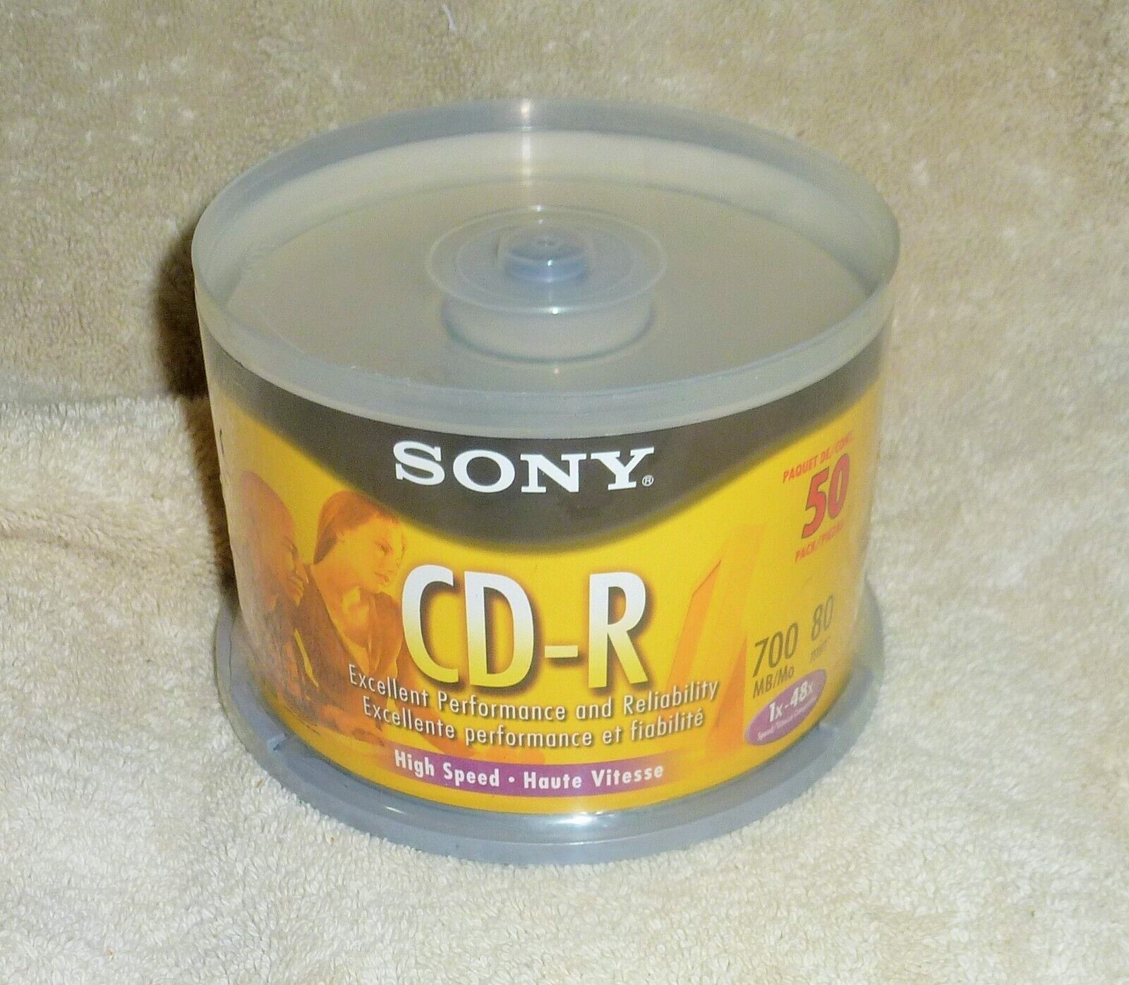Sony CD-R 700MB 50 Pack 80 min Storage Media Discs