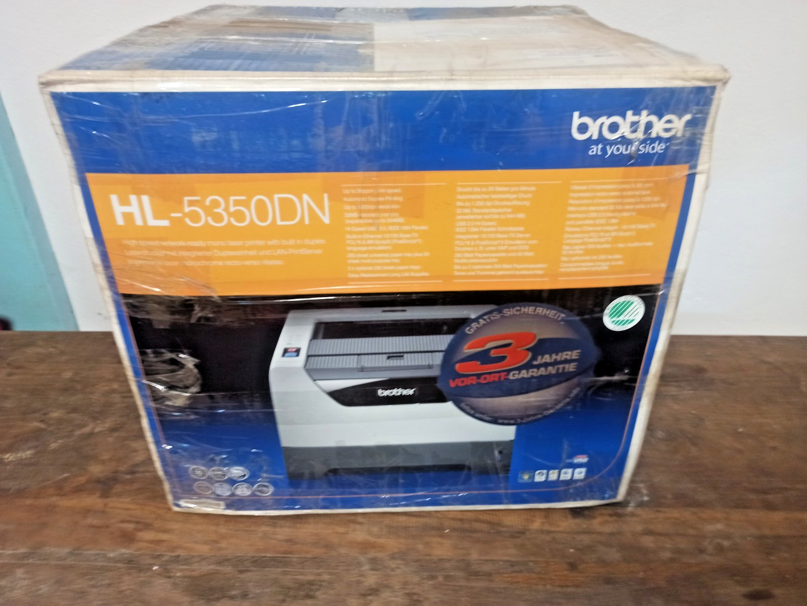 Brother HL-5350DN Laser Printer, New in Box