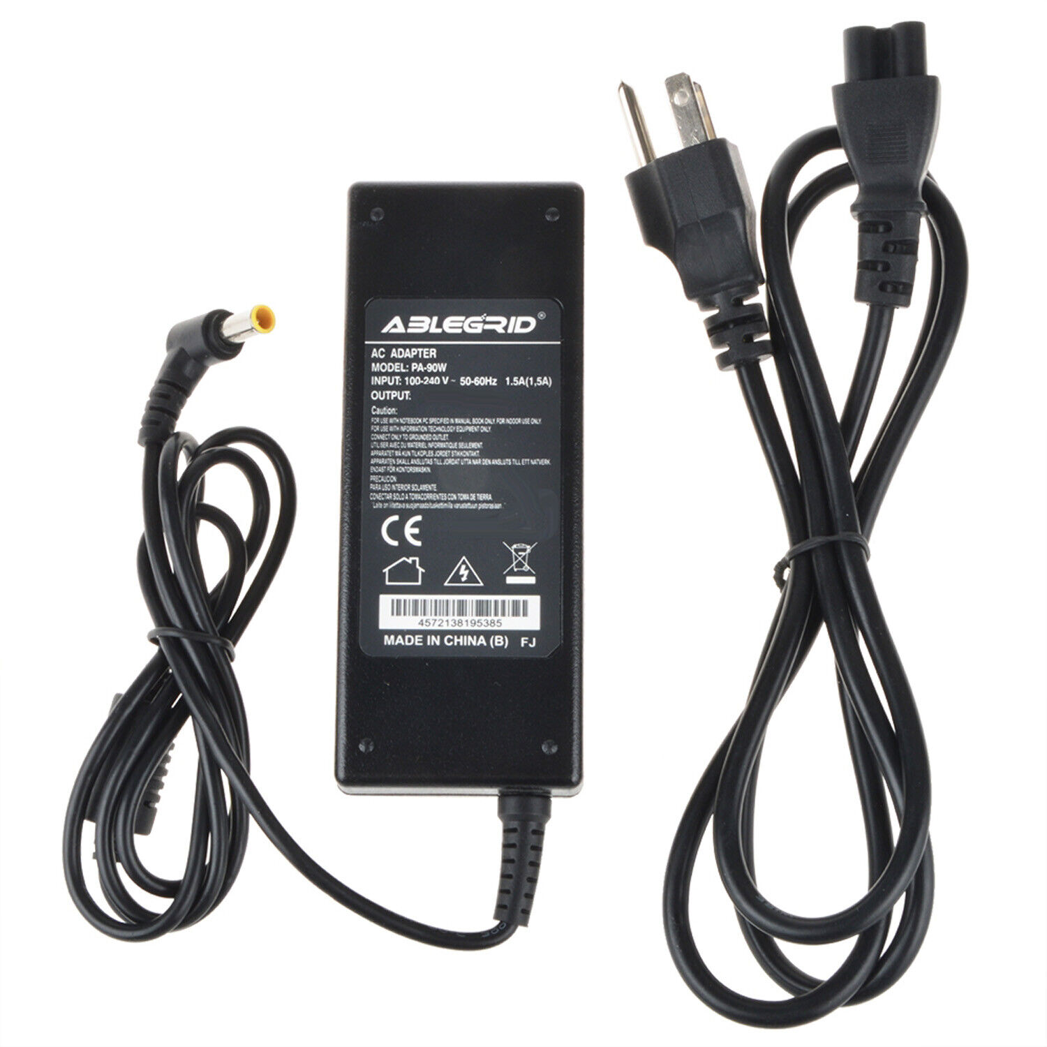 AC Adapter For LG 23MP55HQ-P 24MP55HQ-P 24EC53V 24GQ50B-B Monitor Charger Power