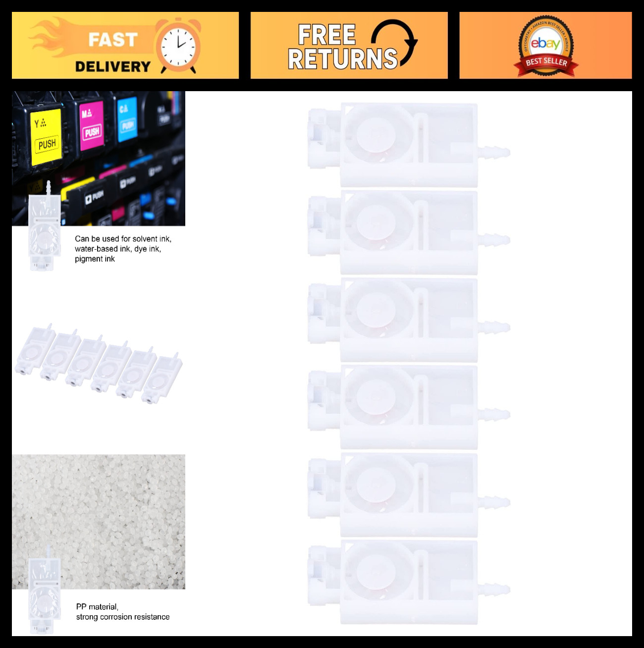 Ink Damper Replacement for XP600 Printers - Standard Size, Easy Install, High Ac