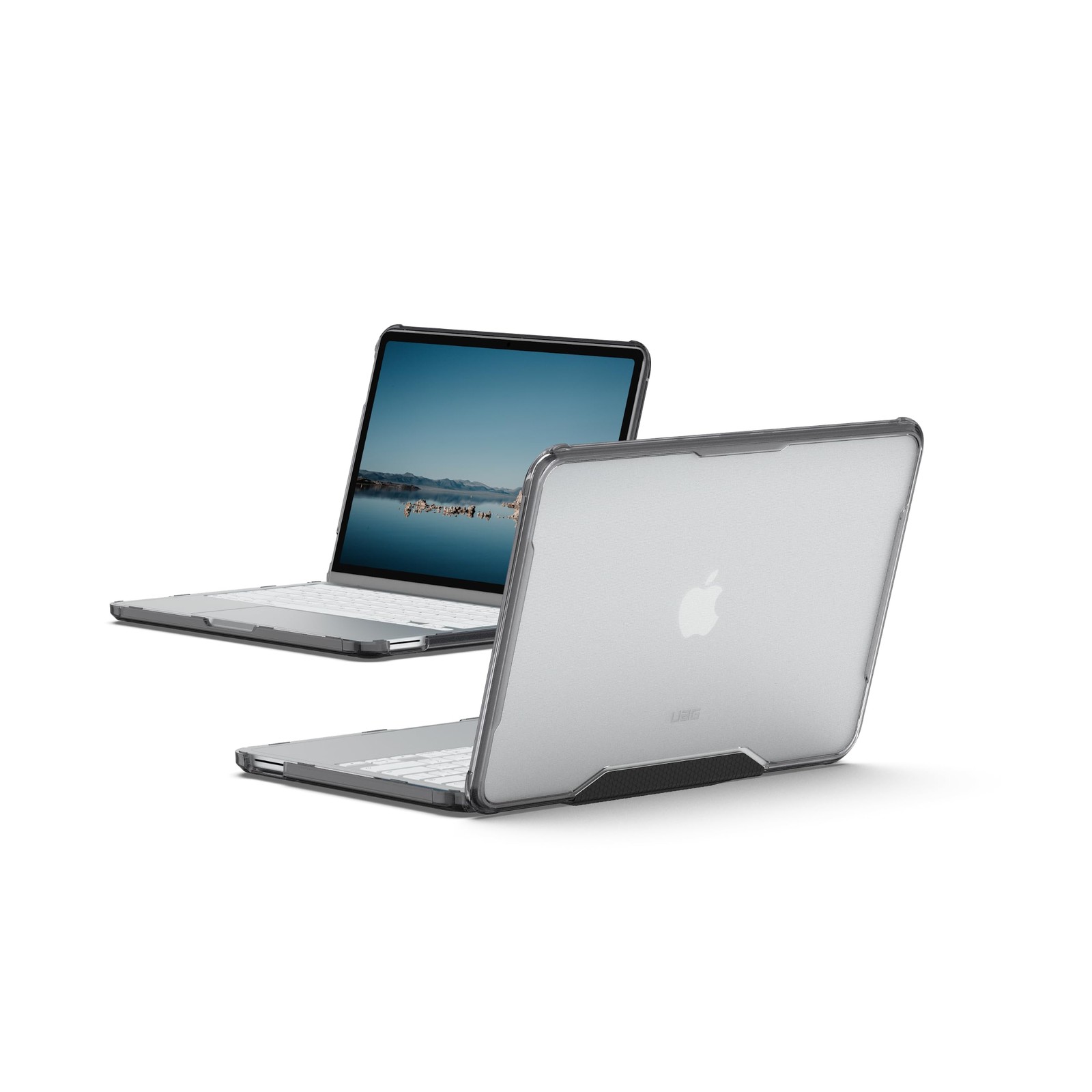 UAG MacBook Neo 13" 2026 Case - Rugged One-piece Design w/ Hinge Cover, Plyo Ice