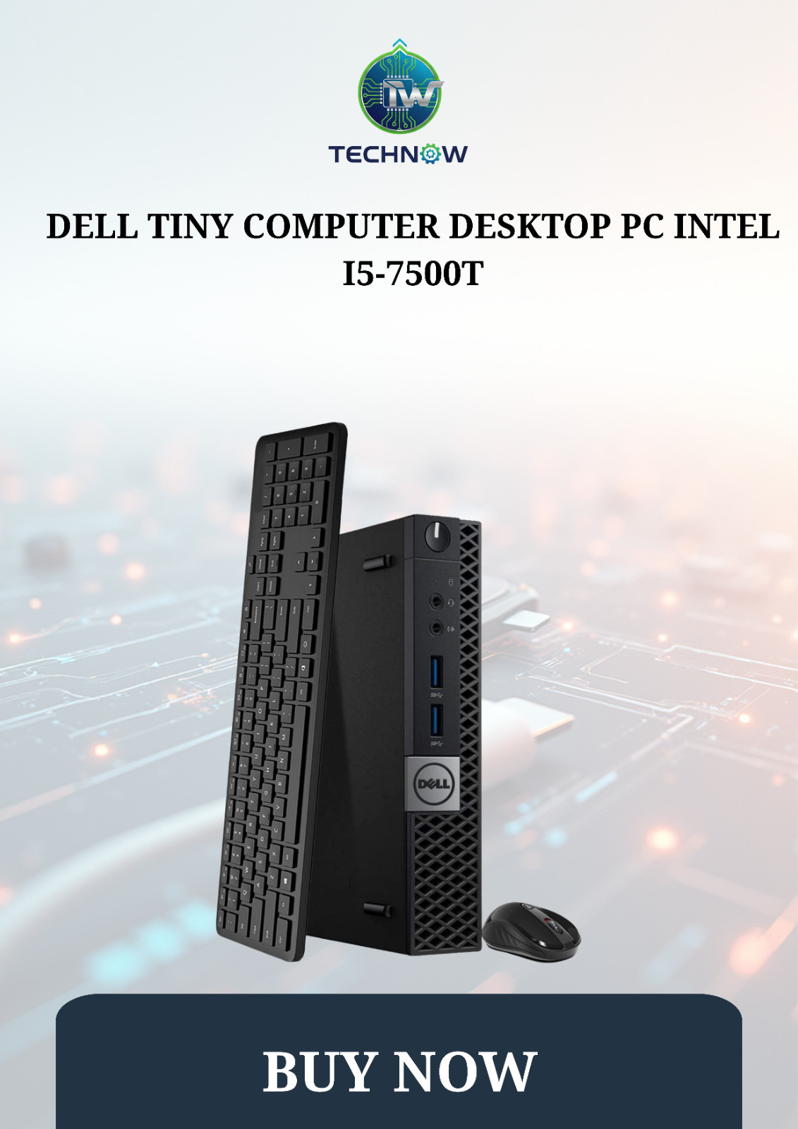 Dell Tiny Computer Desktop PC Intel i5-7500T 32GB Ram 2TB SSD WiFi Windows 11 Pr