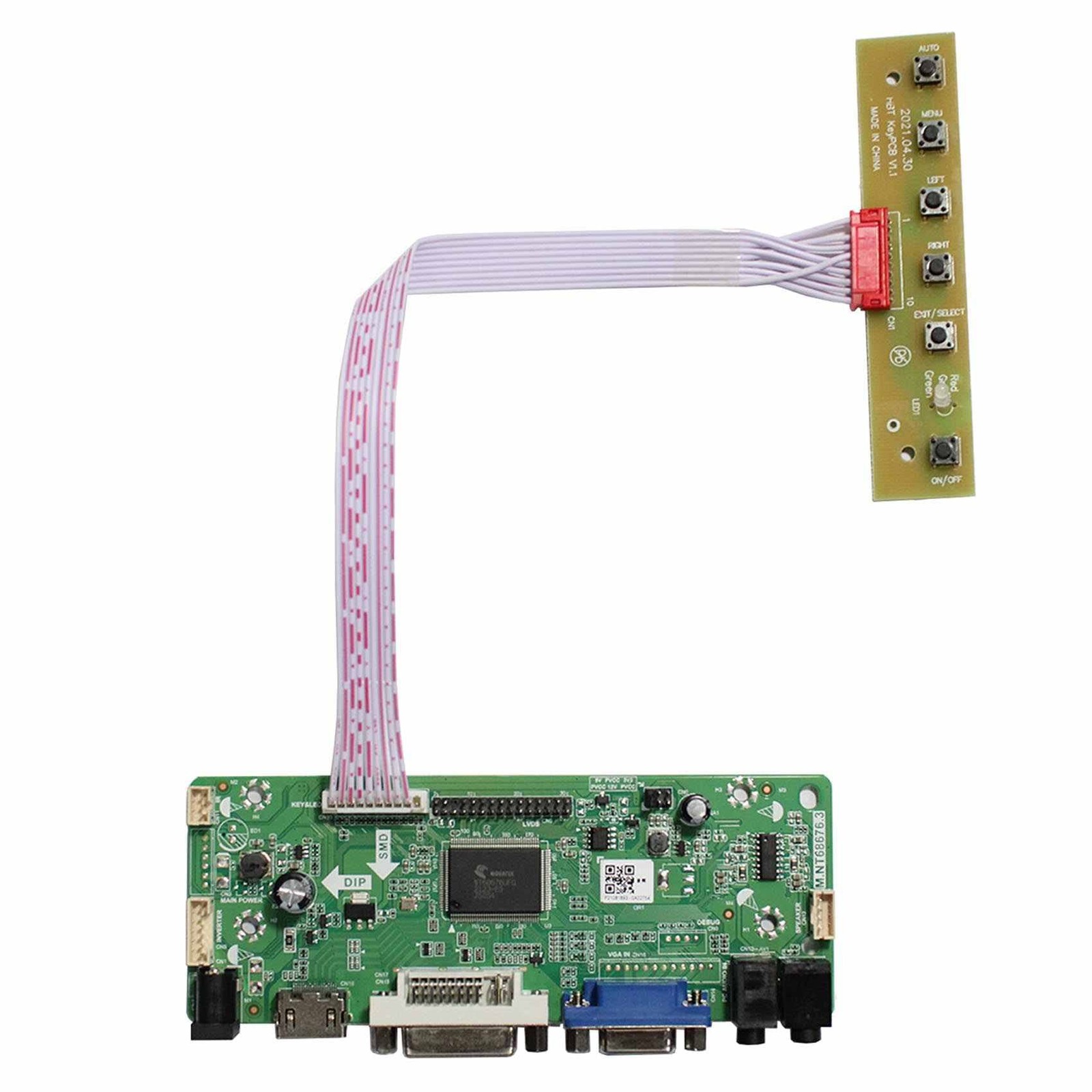 HDMI Audio LCD Controller Board Fit New Arcade1UP 17 inch 43 LCD Power Adapter