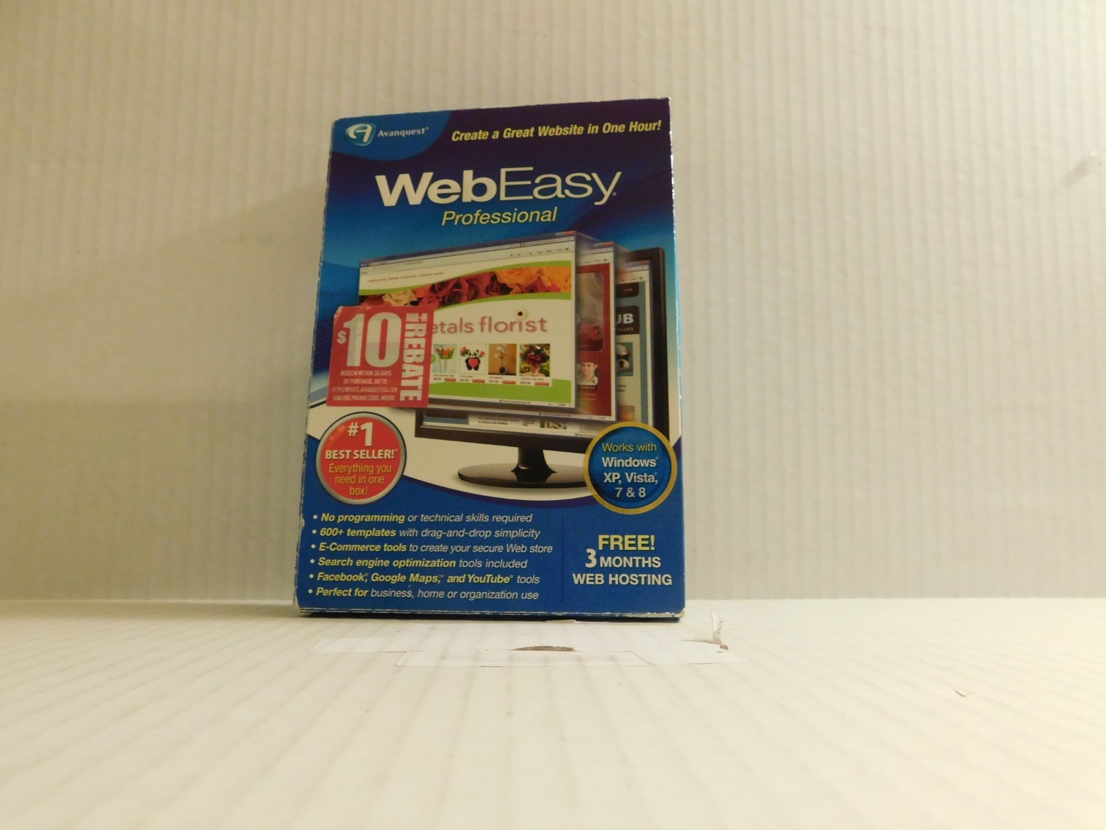 Avanquest WebEasy 8 Professional - Full Version for Windows