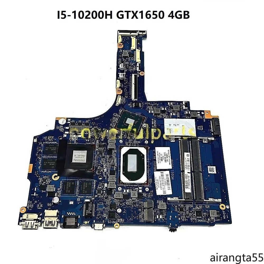 For HP Pavilion Gaming TPN-Q241 16T-A 16-A Motherboard DAG3JBMB8D0 I5-10200H  4G