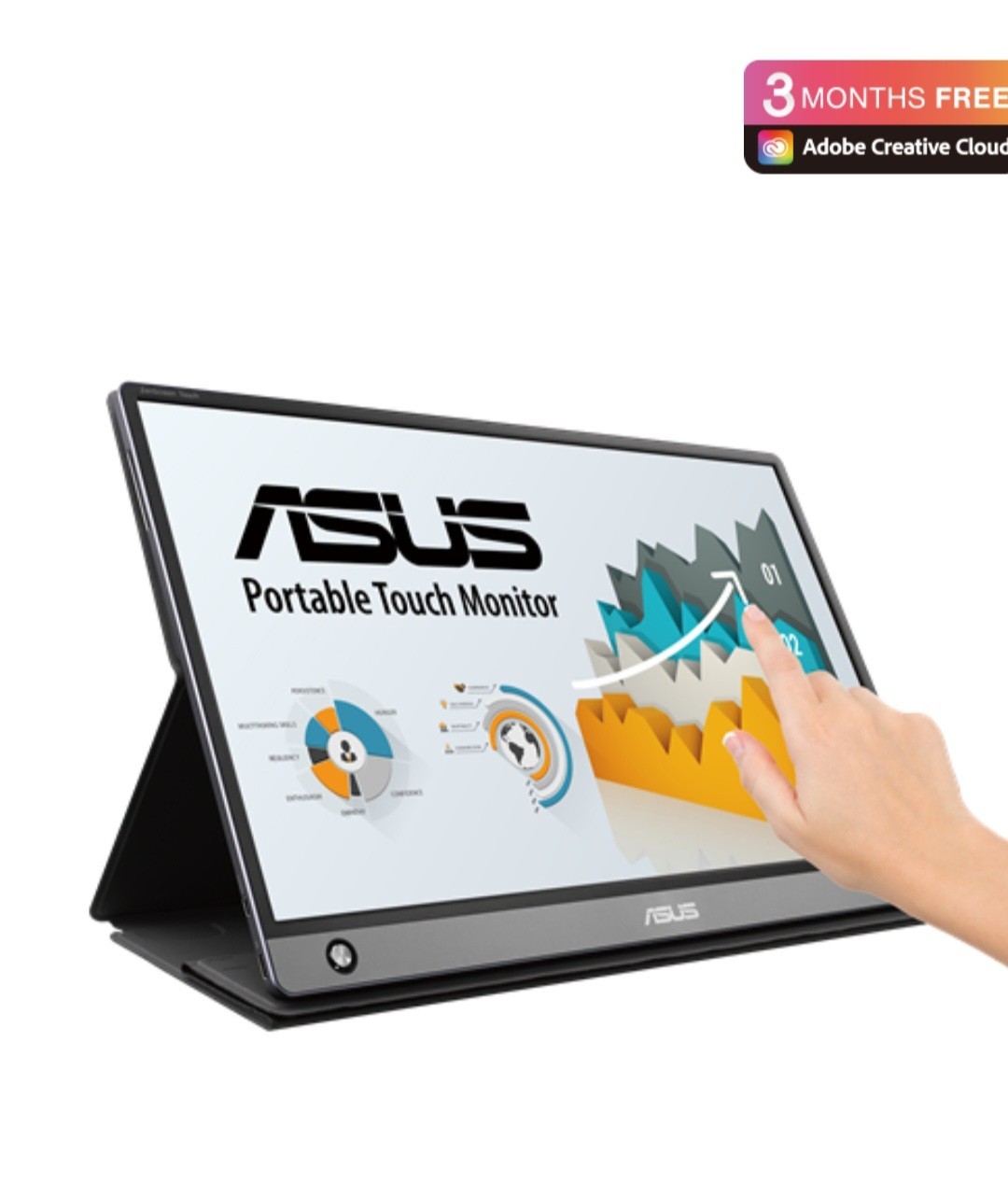 ASUS ZenScreen MB16ACE 15.6" Full HD IPS LED Portable Monitor - Dark Gray