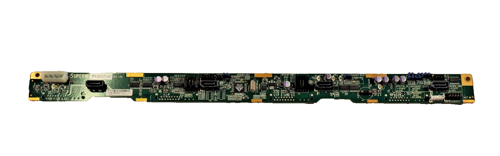 SuperMicro BPN-SAS-815TQ-NI22 4x3.5" 6Gb/s SAS/SATA Backplane Board
