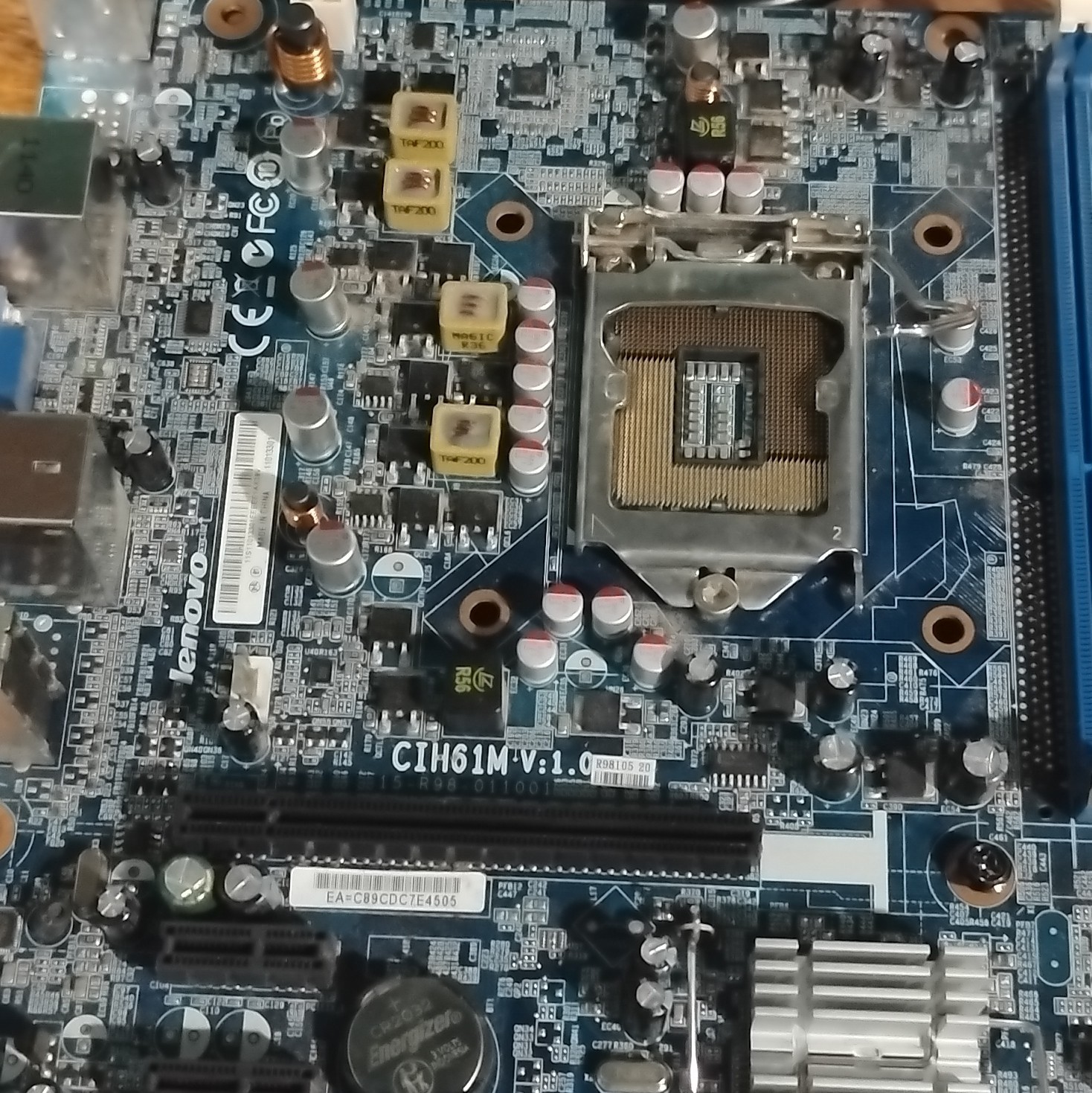 Lenovo IdeaCentre K330B Desktop Motherboard CIH61M V: 1.0, LGA 1155, DDR3