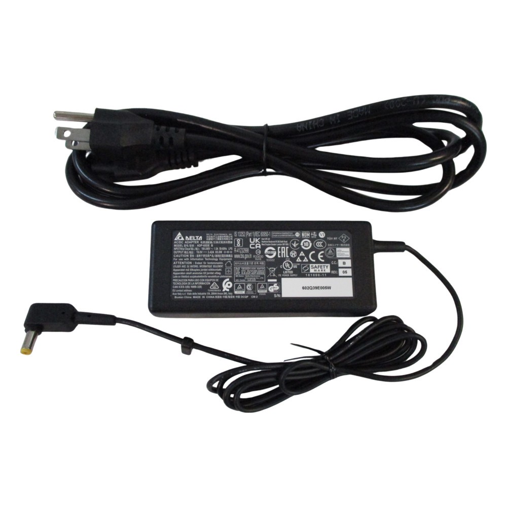 Genuine Acer Veriton N4630 N4630G Computer Ac Power Adapter Cord 65 Watt